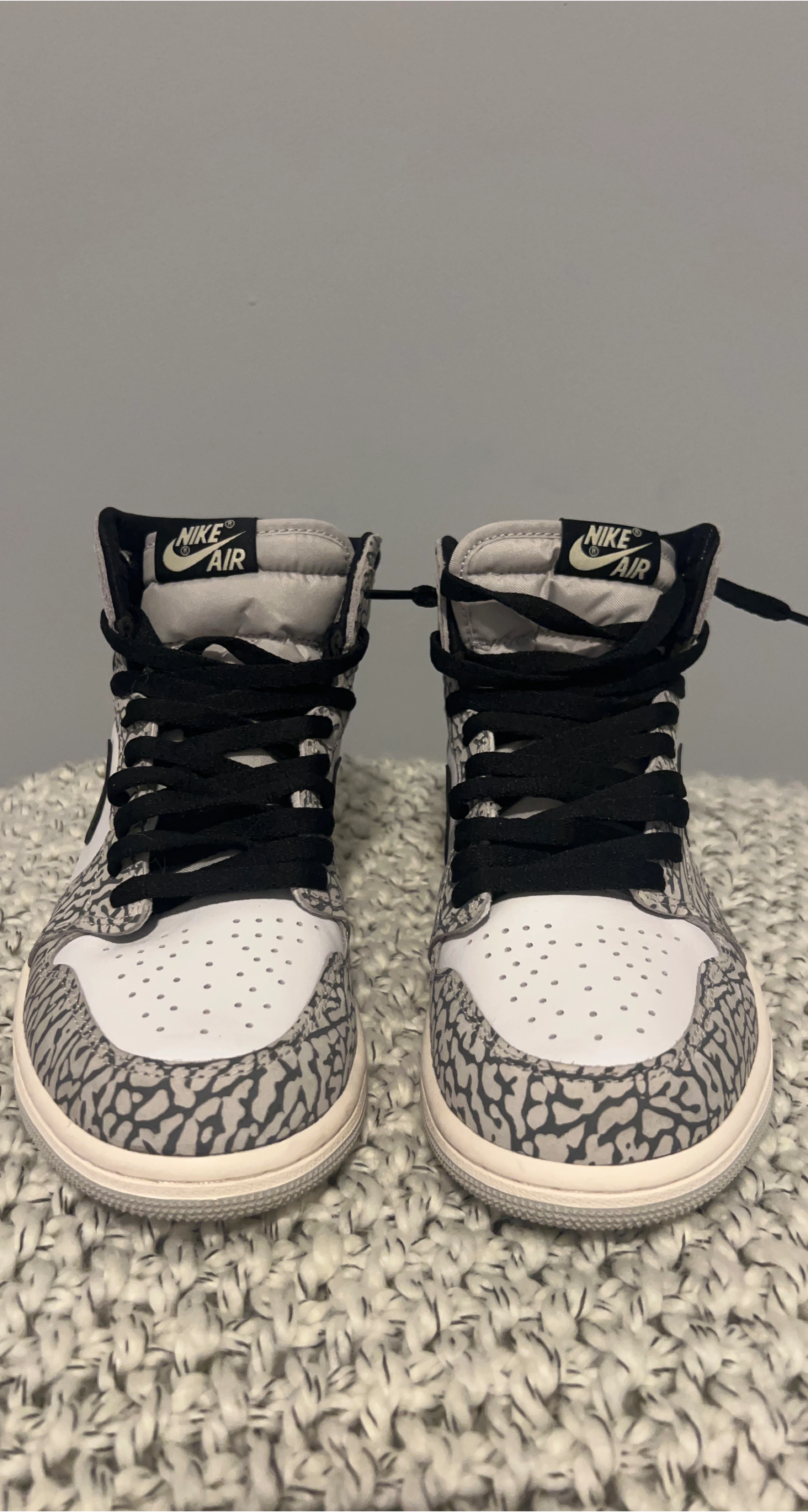 Nike Air Jordan 1 "Elephant Print" High Top Sneakers