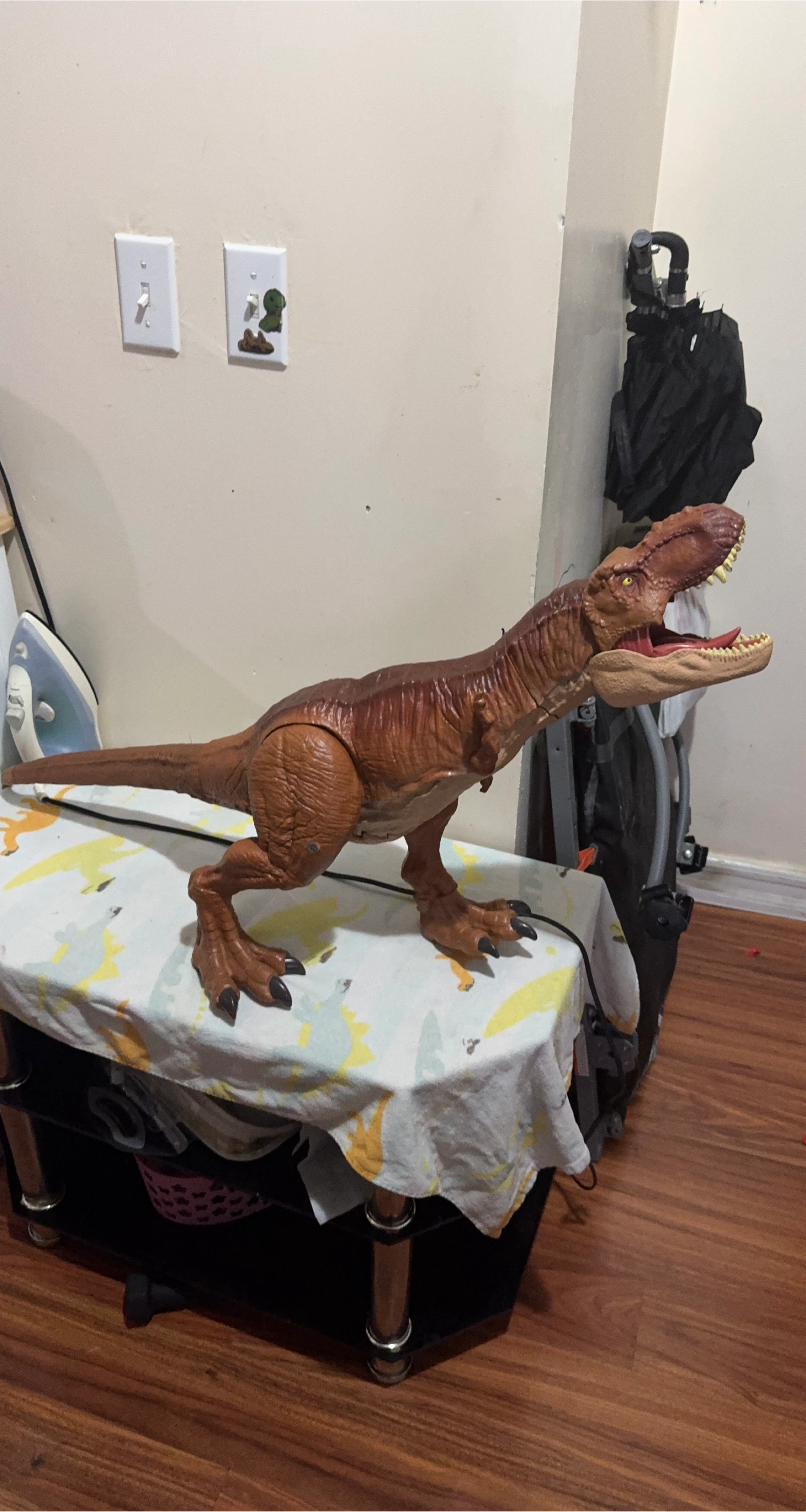 Large Brown T-Rex Dinosaur Toy