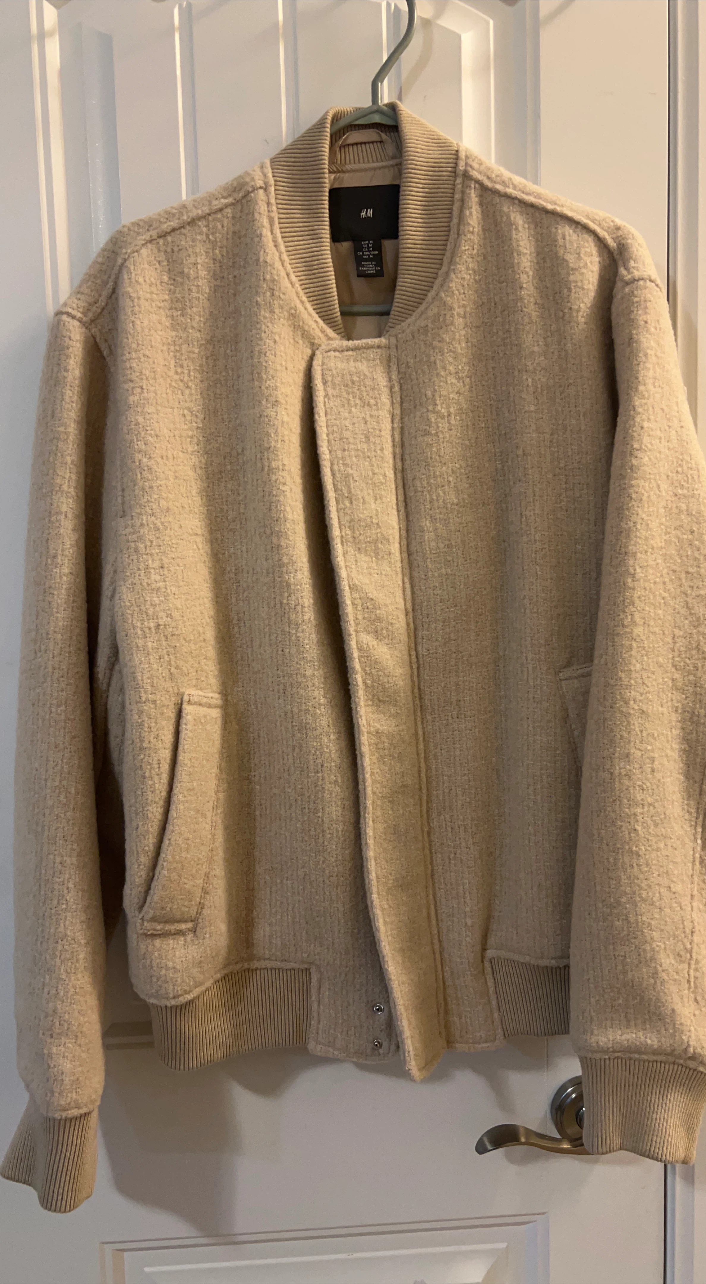 H&M Bomber Jacket - Beige