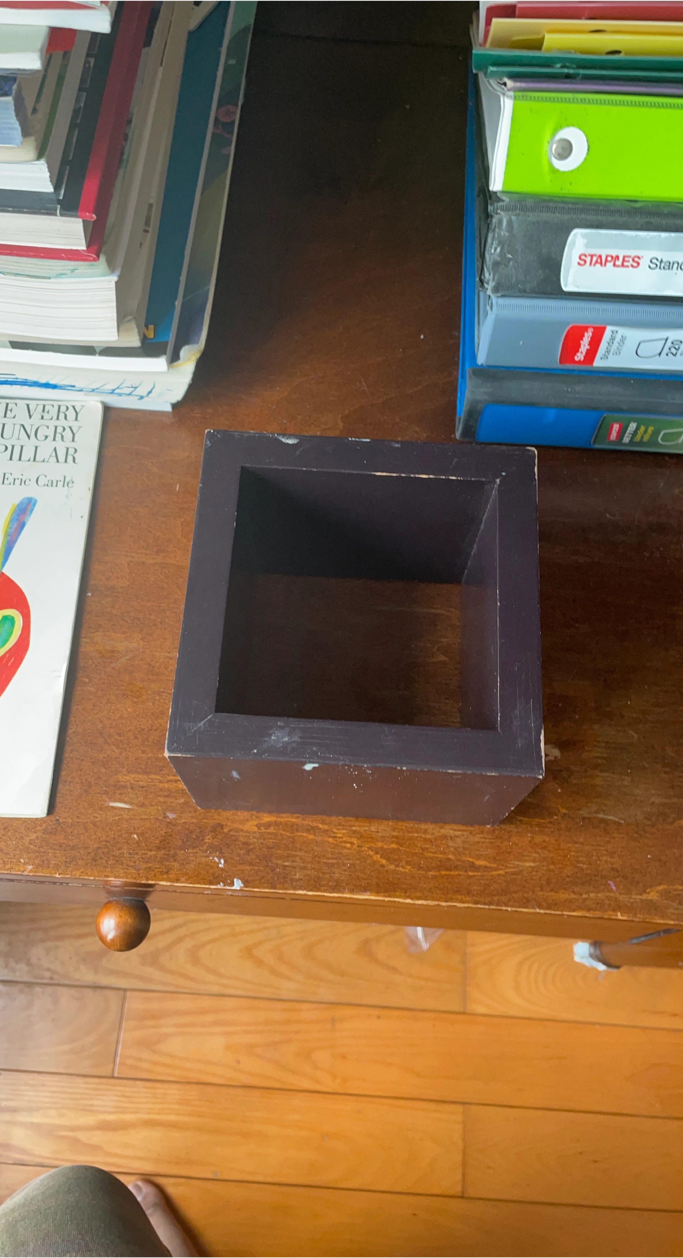 Melannco Small Dark Brown Display Shelf