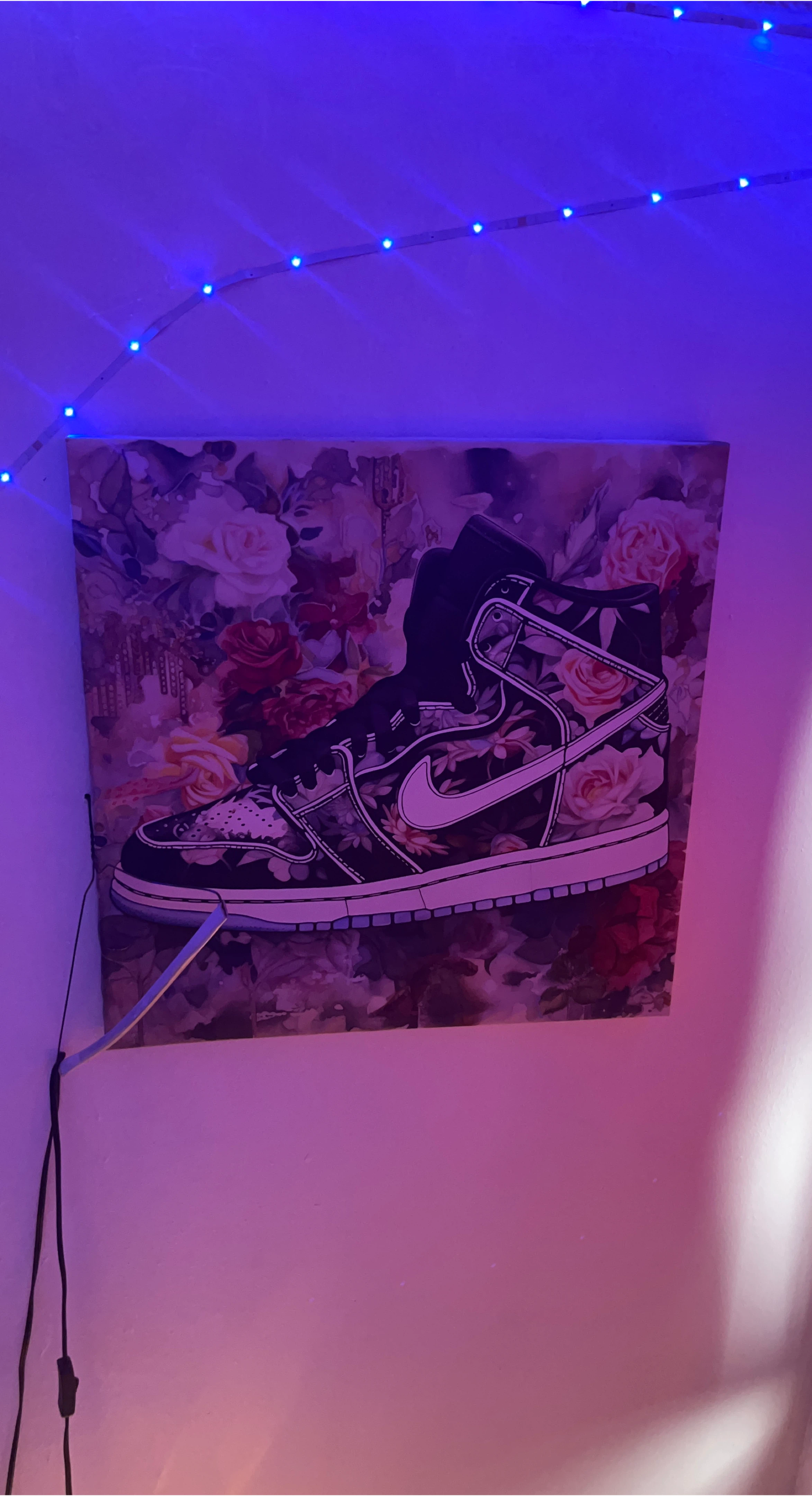 Nike Air Jordan 1 High Art Print Canvas Wall Decor