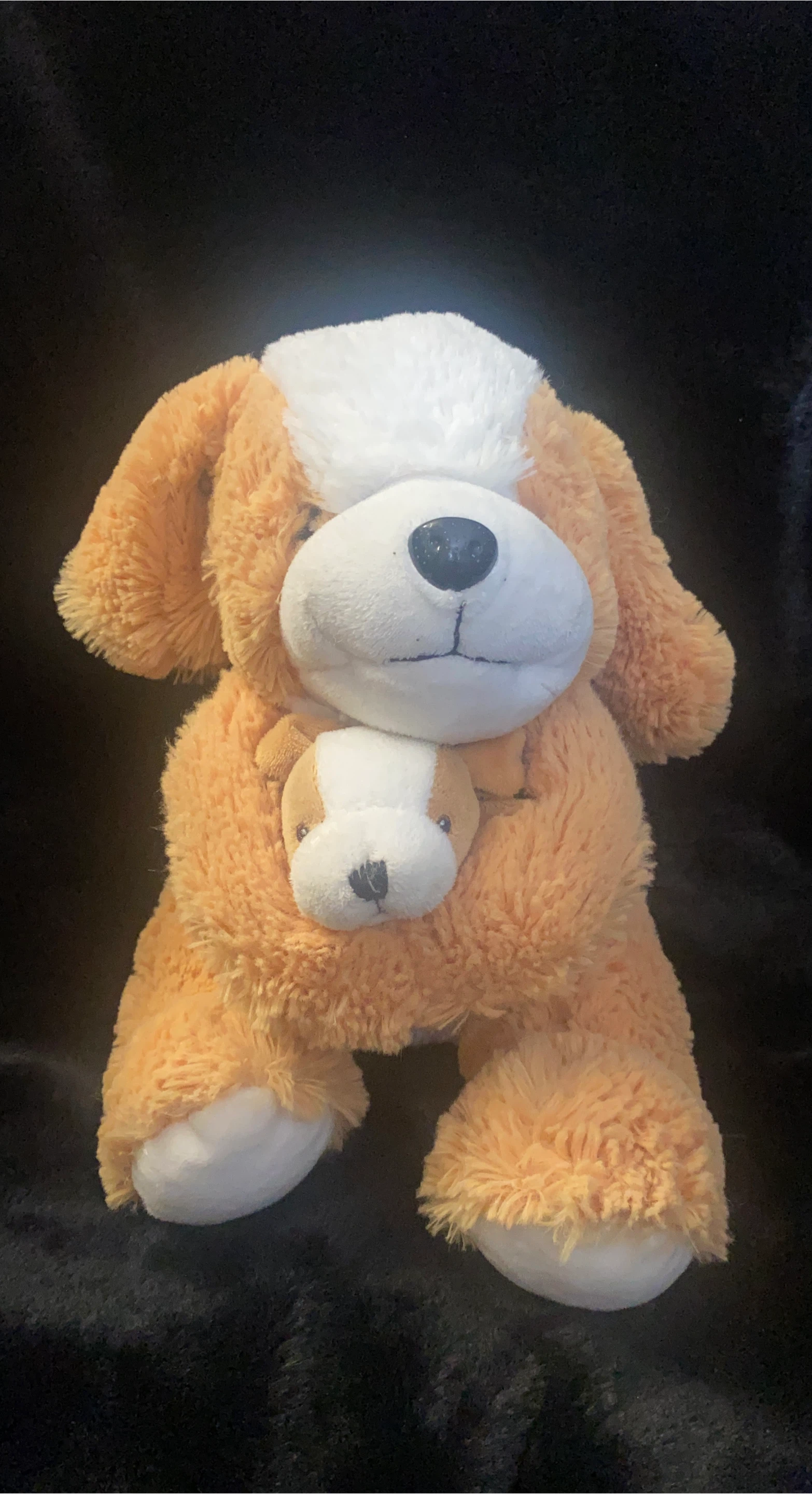 Dog Plush Toy with Puppy - Creature Comforts