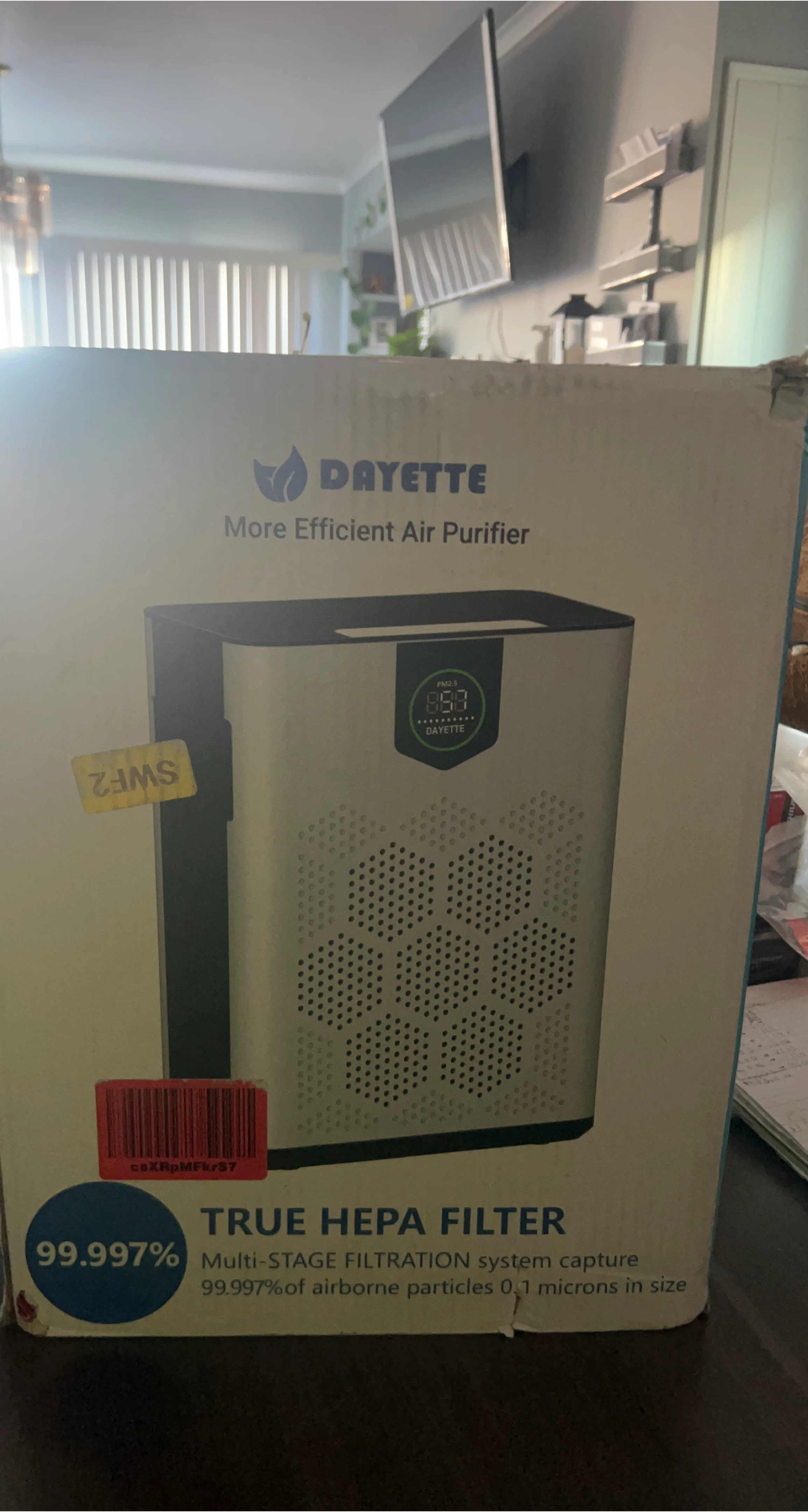DAYETTE More Efficient Air Purifier with True HEPA Filter