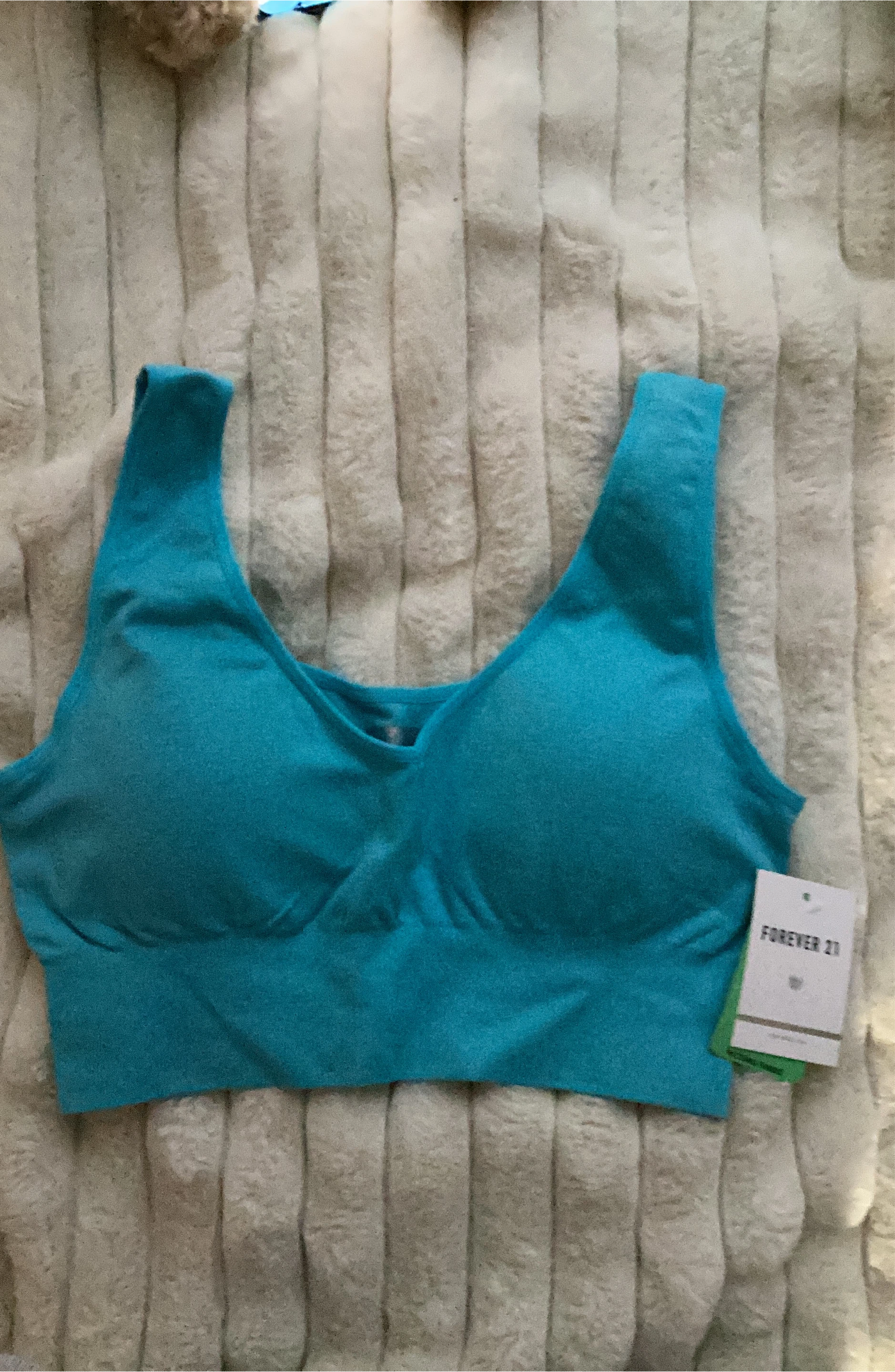 Forever 21 Teal Sports Bra