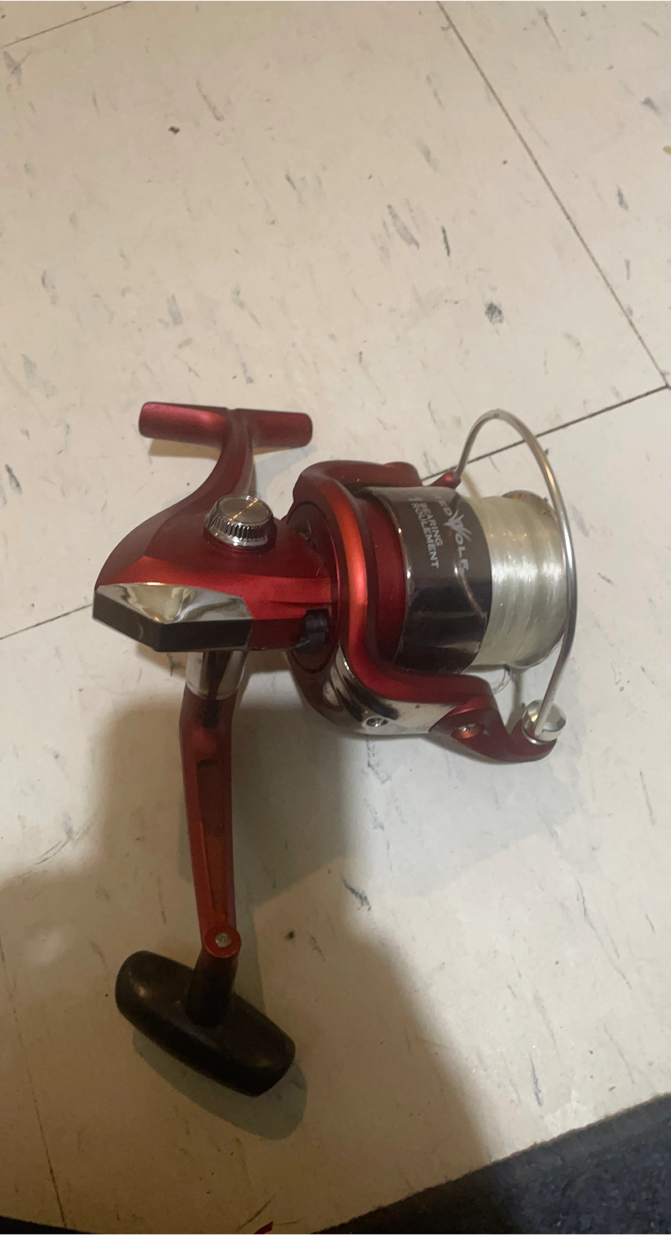 RED WOLF Spinning Fishing Reel
