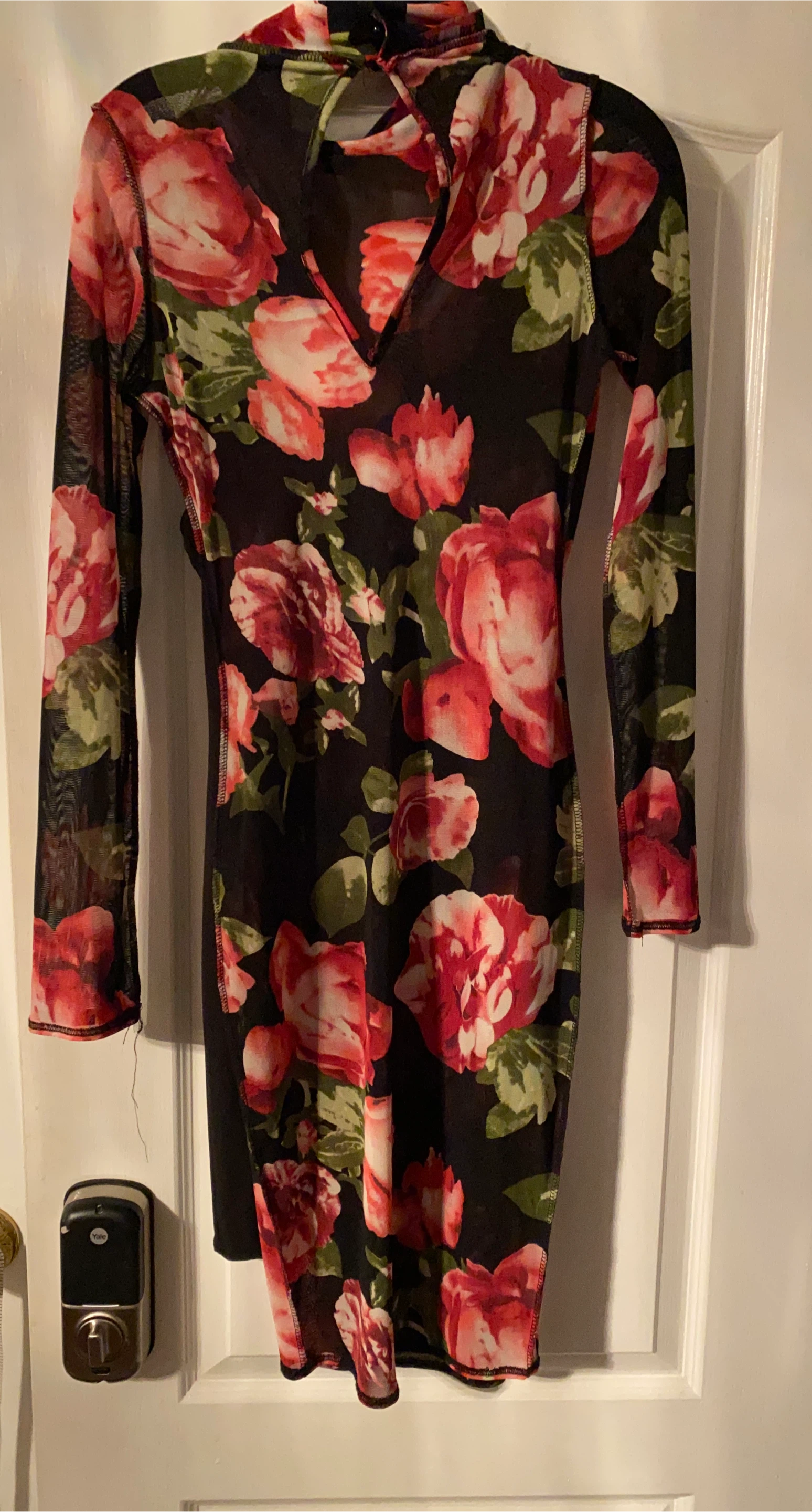 Floral Mesh Dress