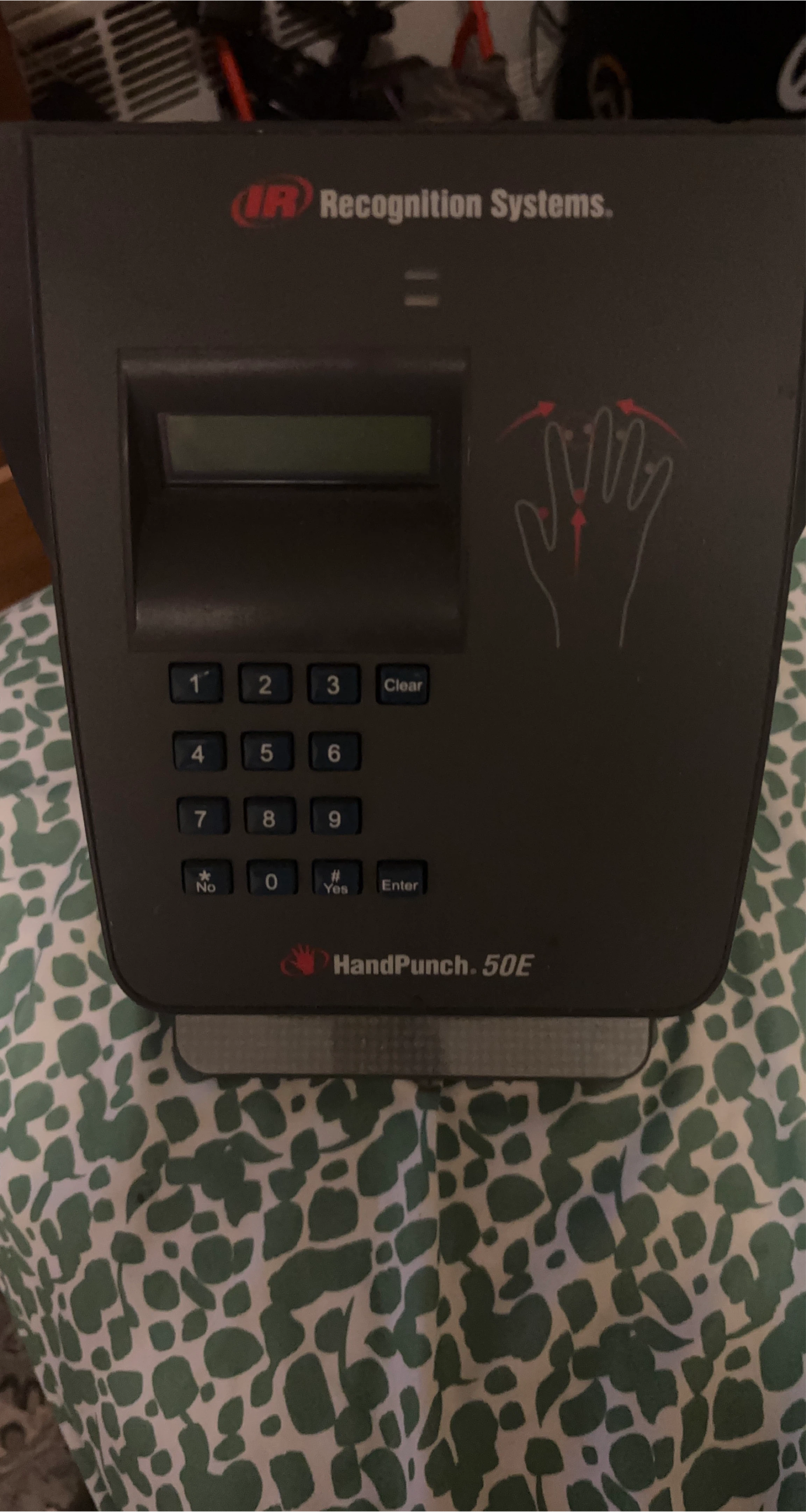 Recognition Systems HandPunch 50E Time Clock
