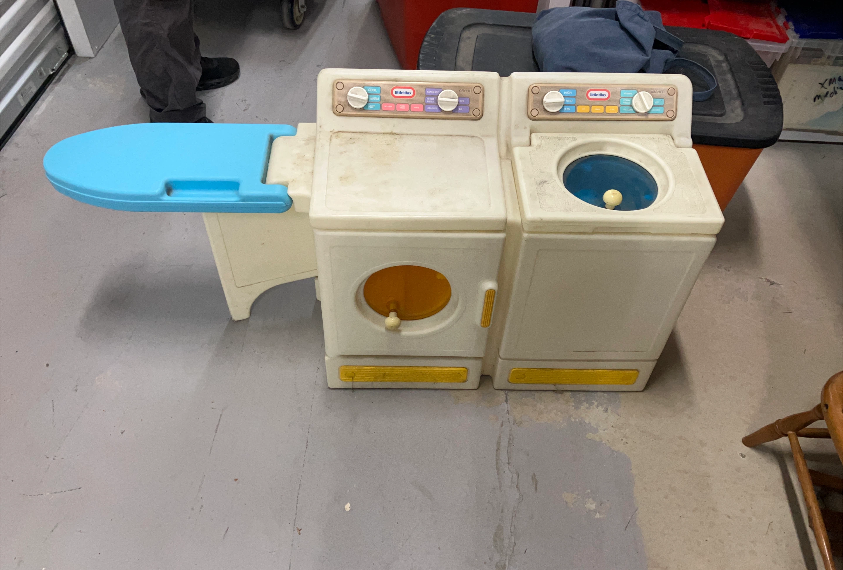 Vintage Little Tikes Laundry & Ironing Set