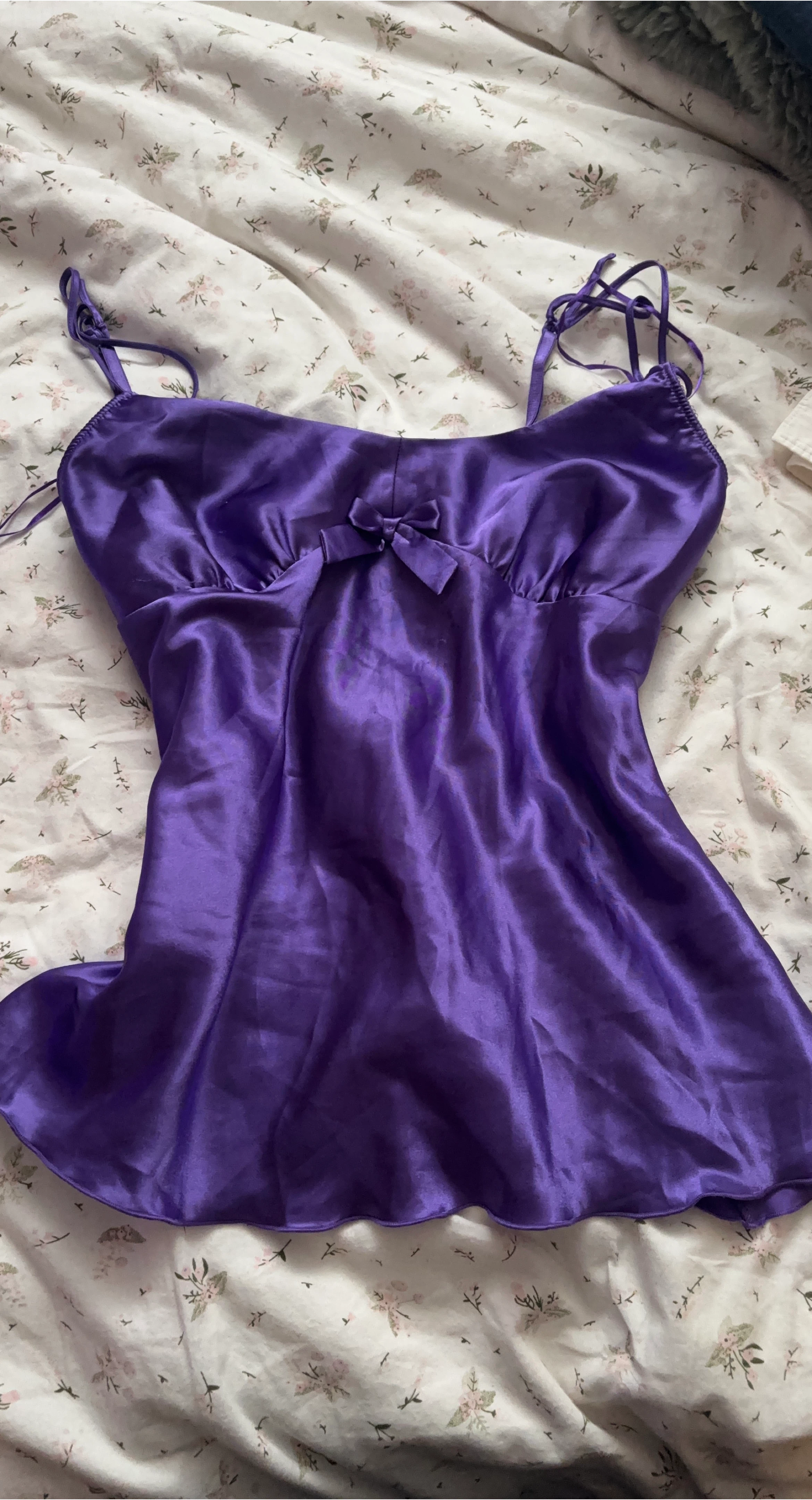 La Senza Purple Satin Cami Top