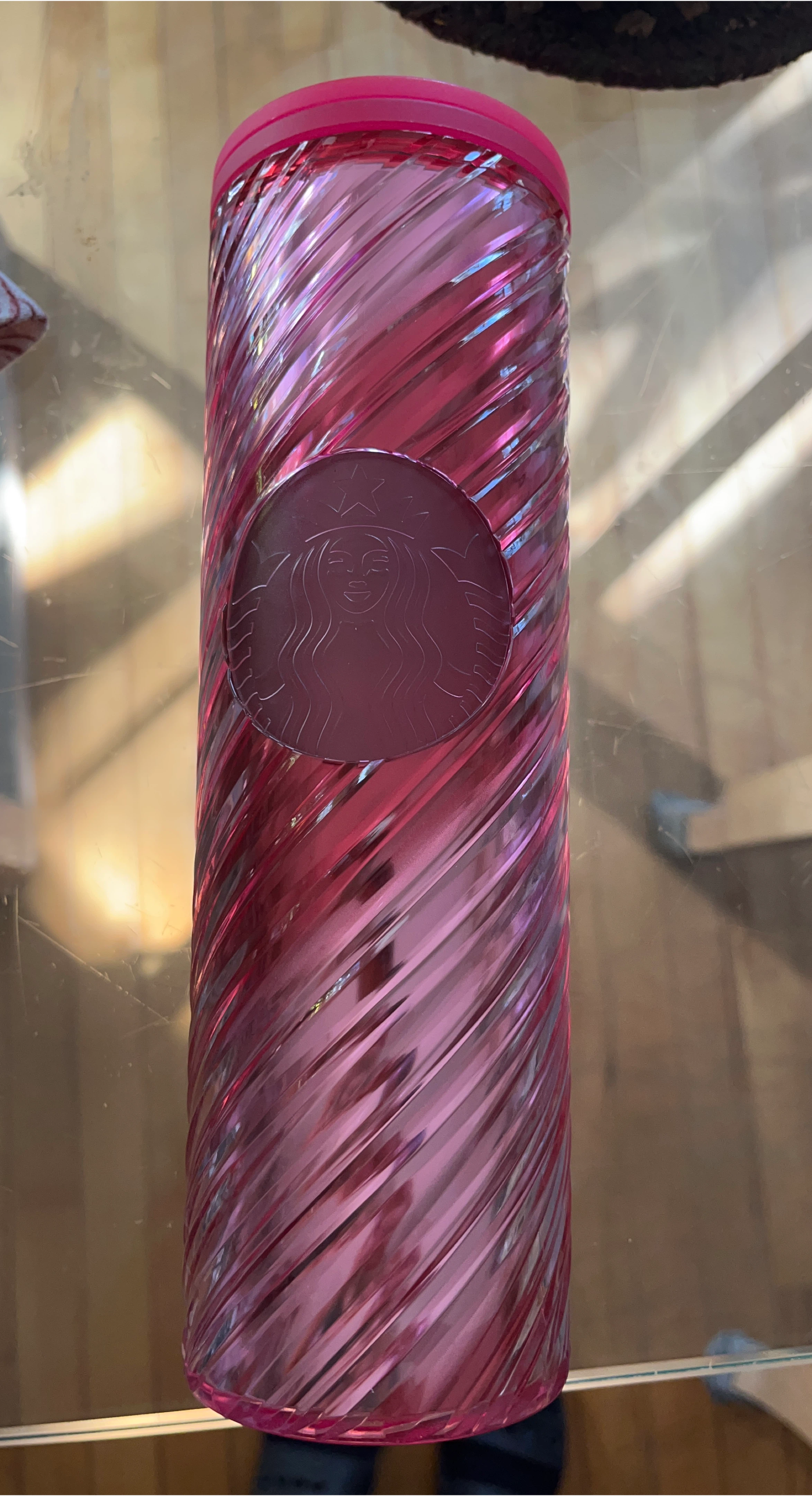 Starbucks Pink Swirl Tumbler