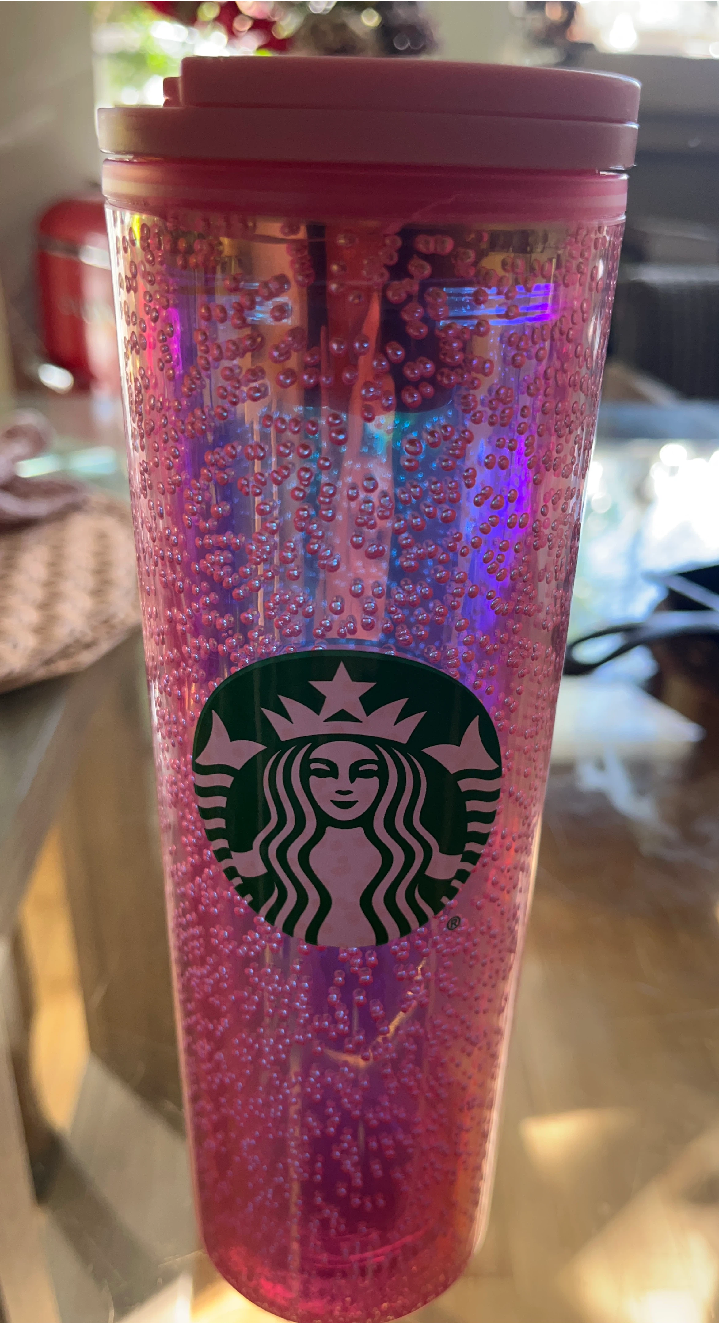 Starbucks Pink Glitter Tumbler