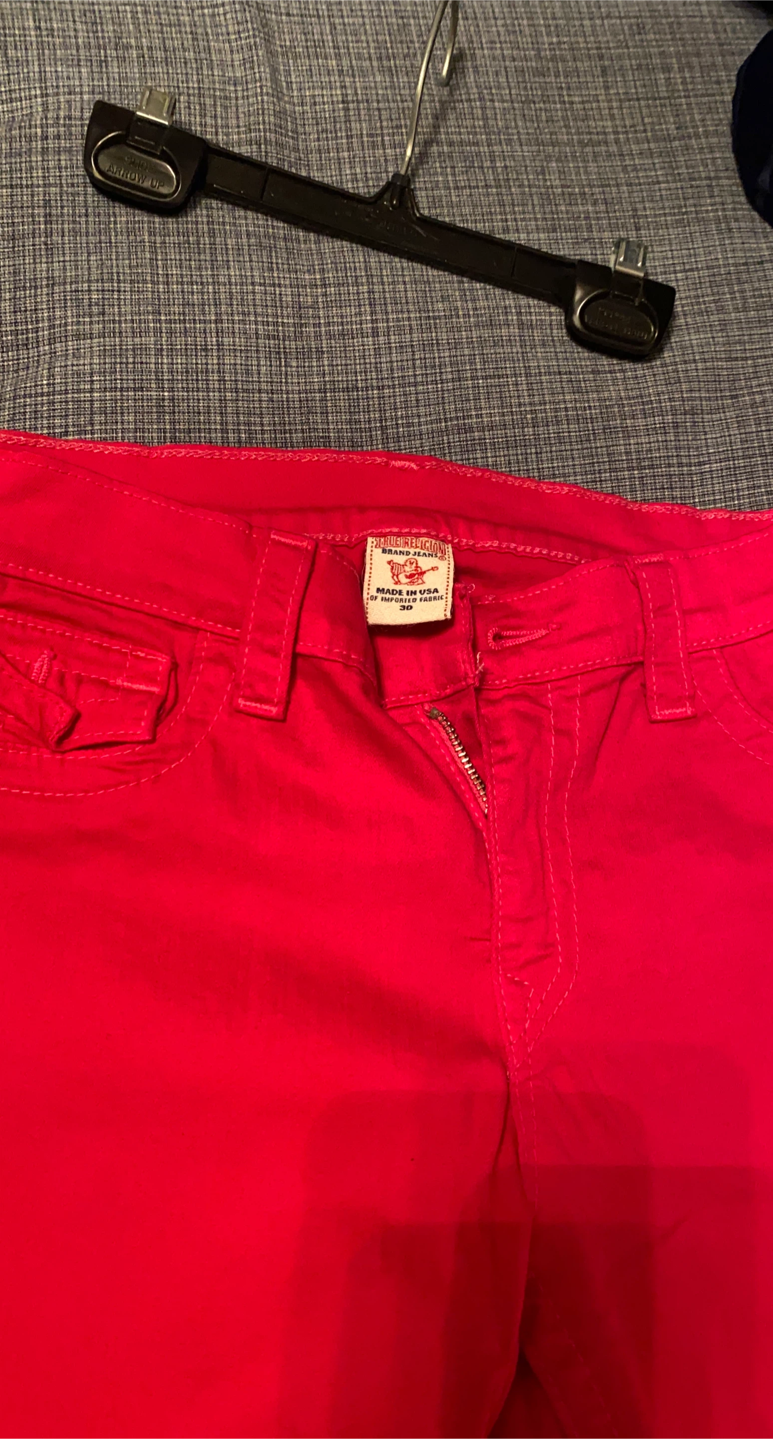True Religion Red Skinny Jeans