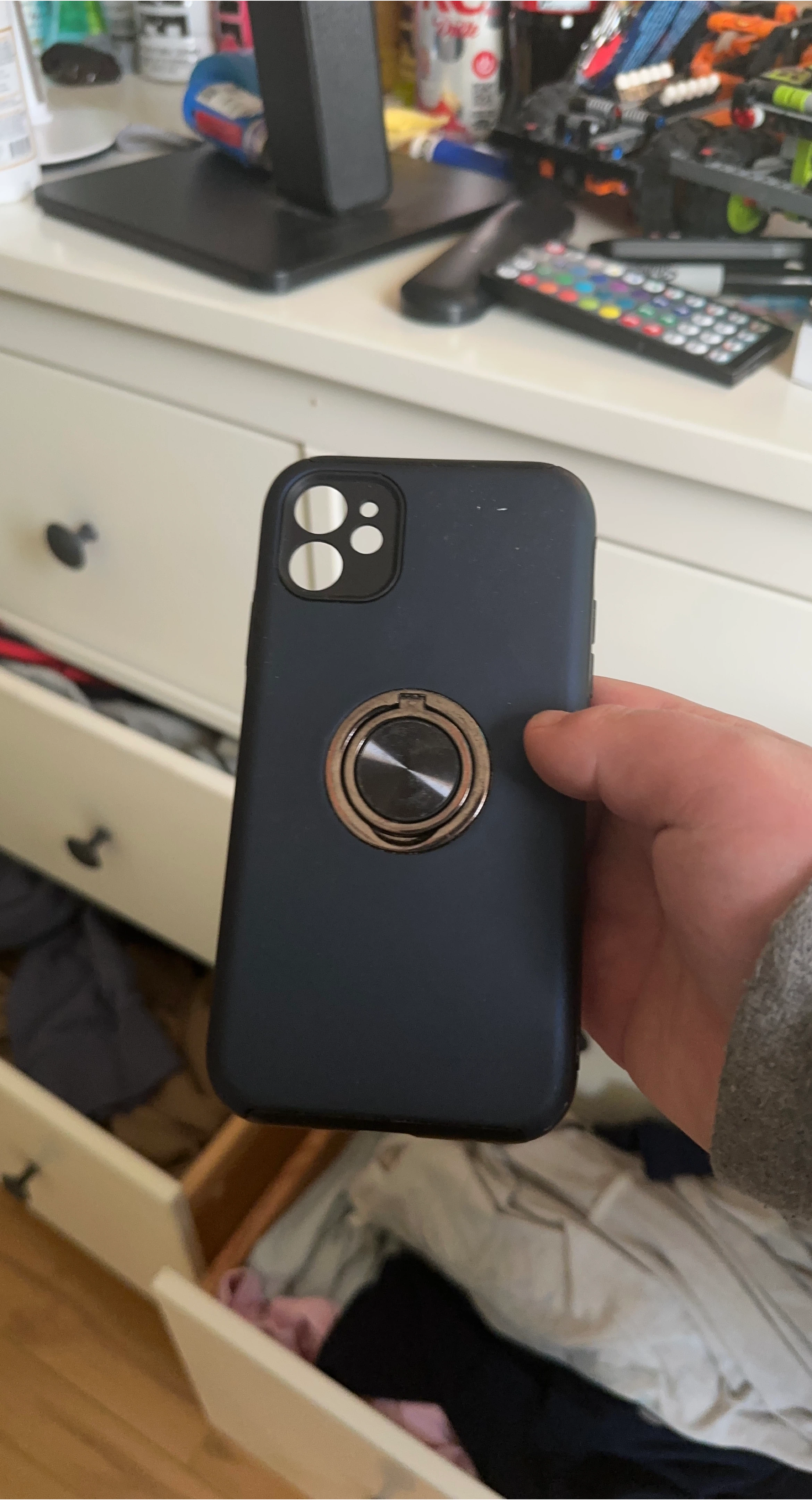 iPhone 11 Phone Case with Ring Holder