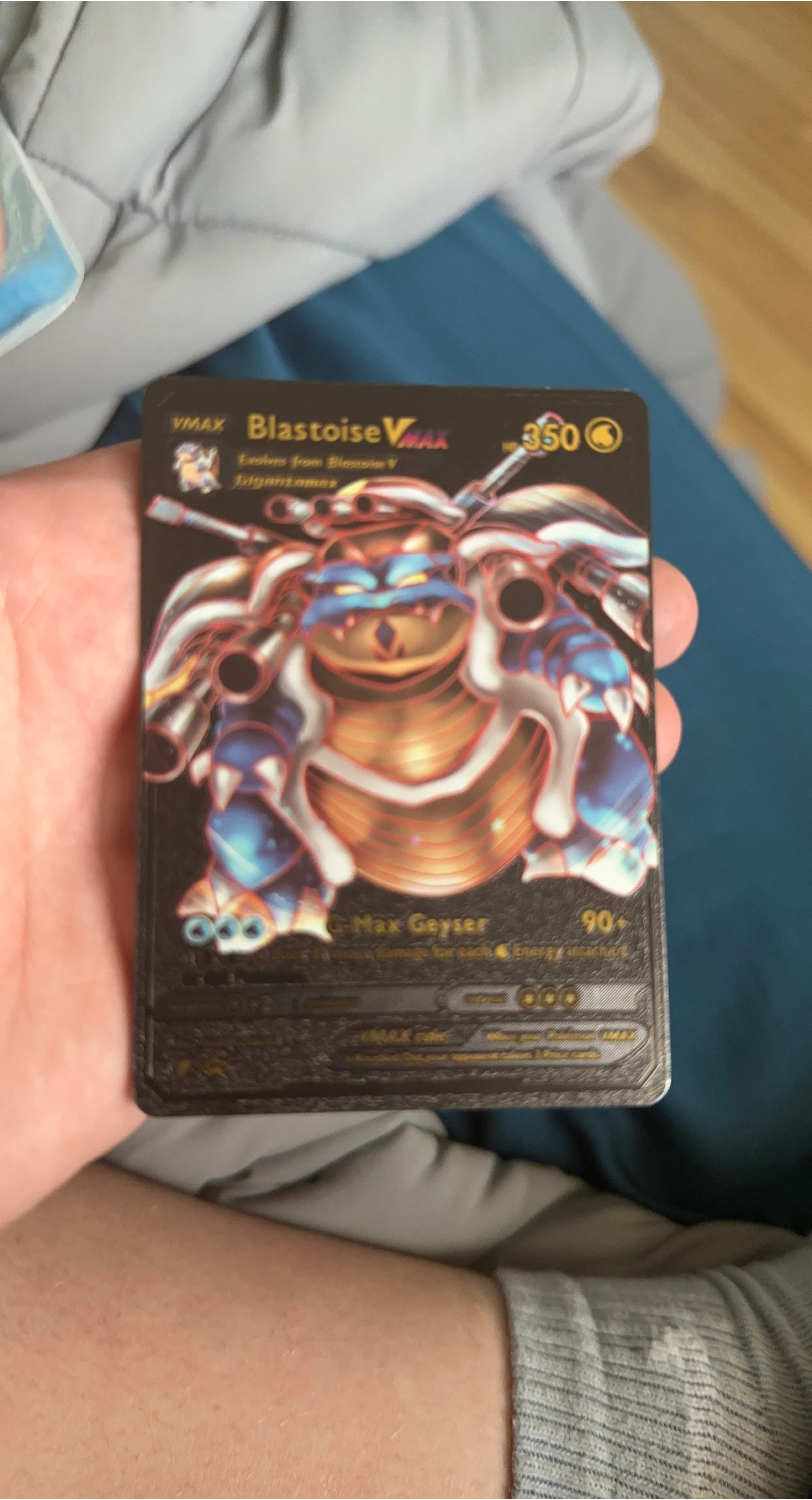 Pokemon Blastoise VMAX Card