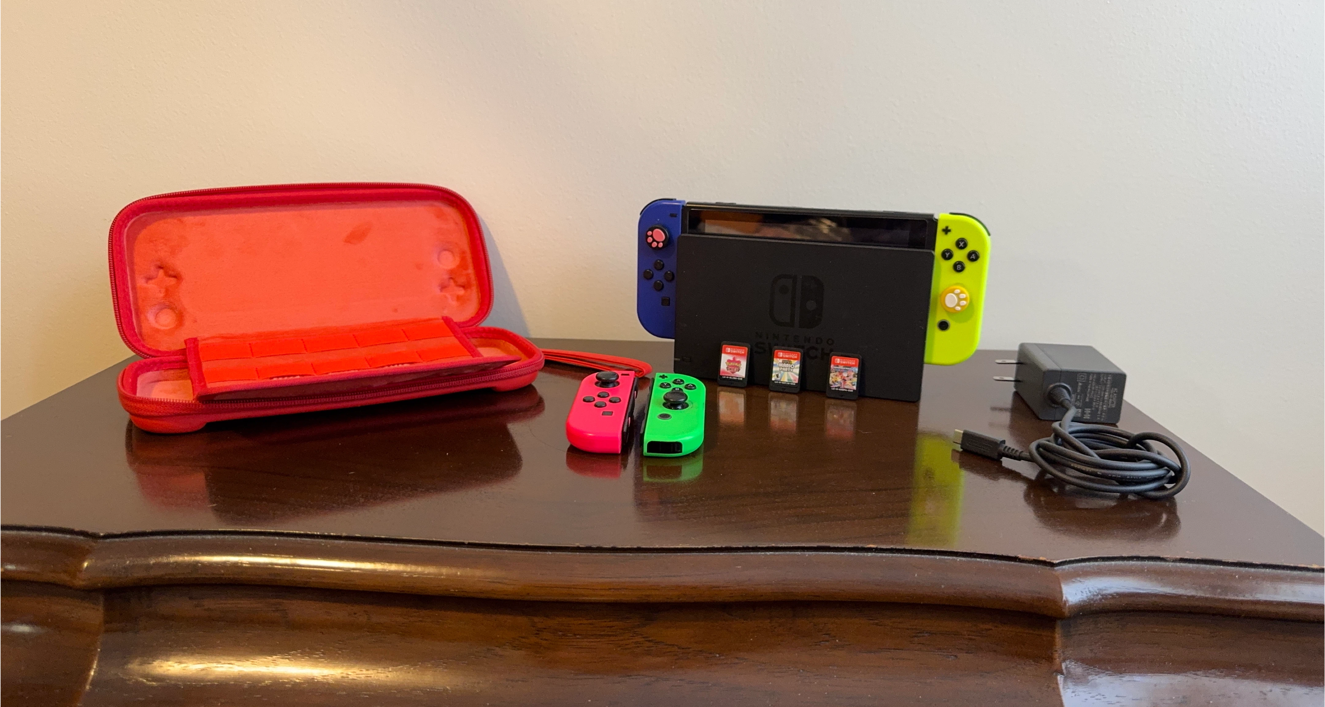 Nintendo Switch Console with Games and Accessories