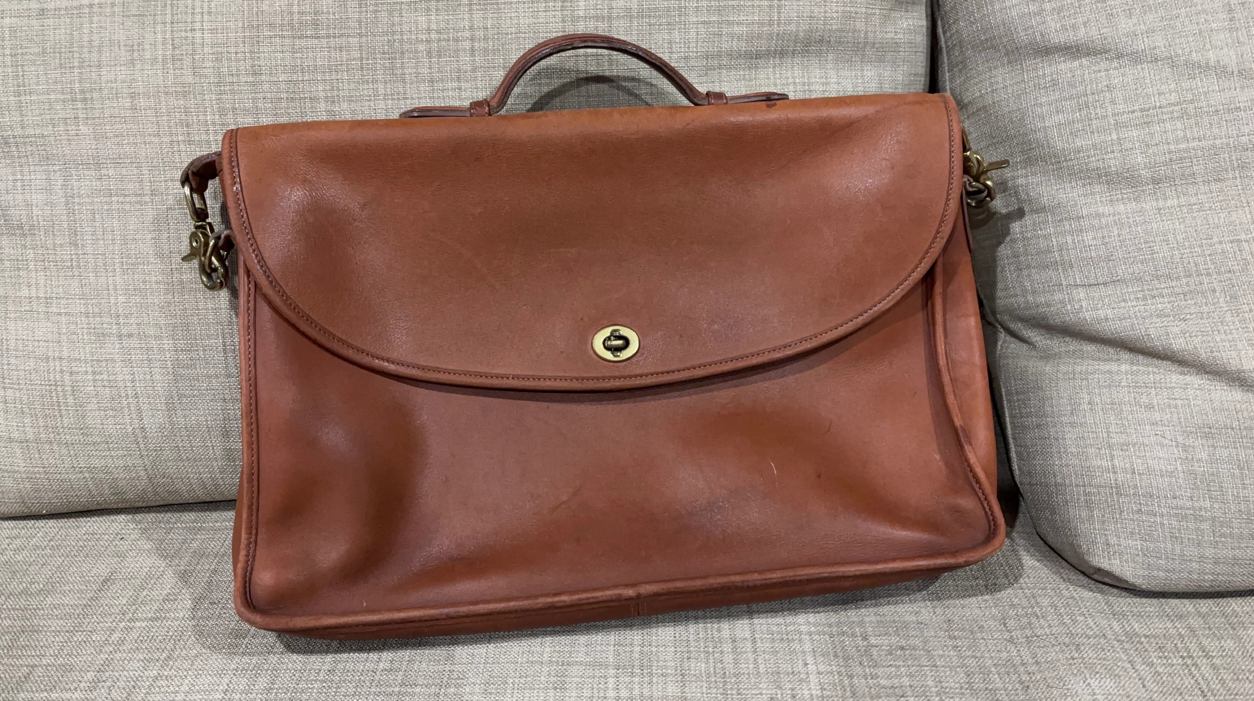 Coach Leather Briefcase