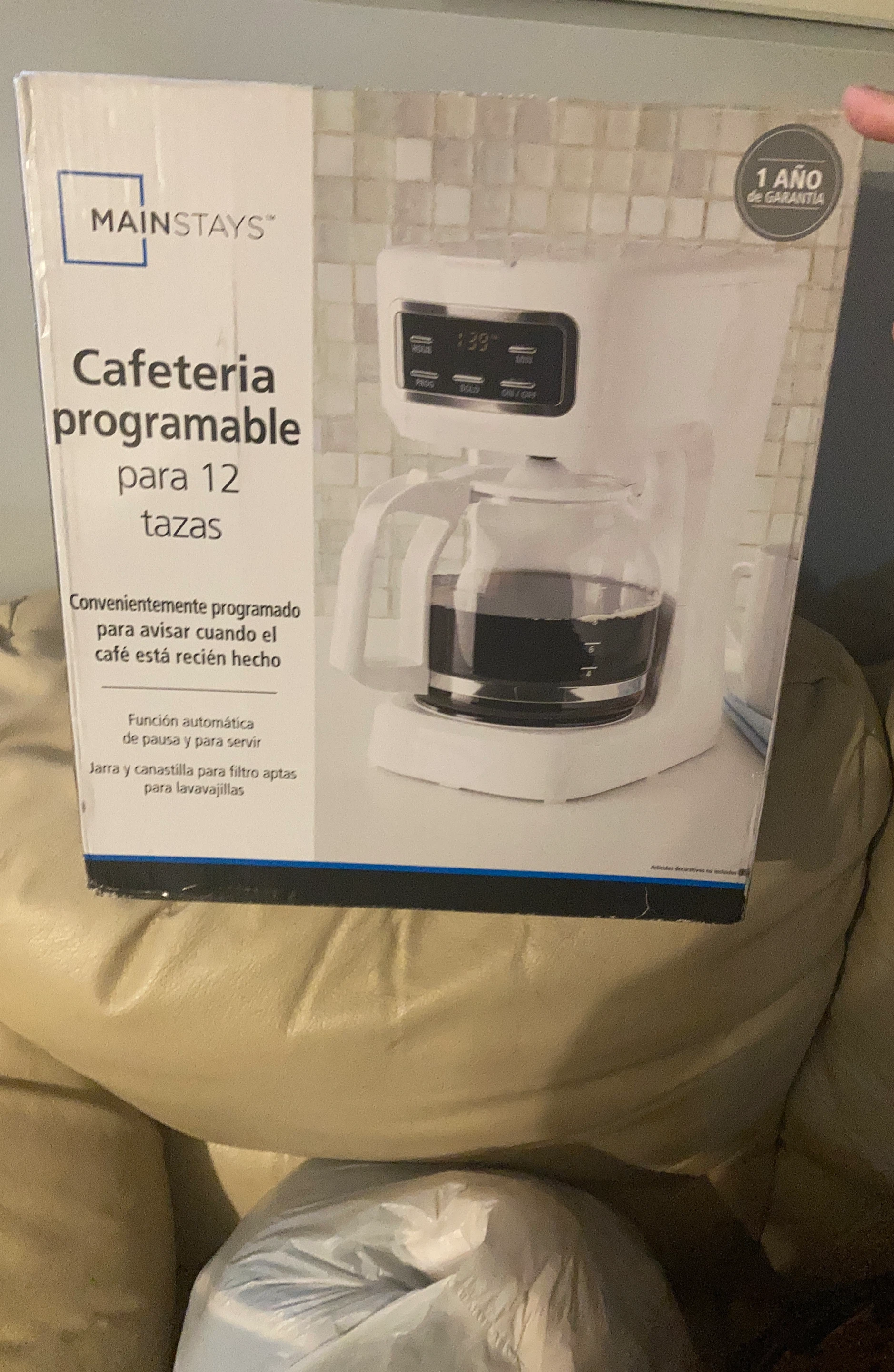 Mainstays Programmable 12-Cup Coffee Maker