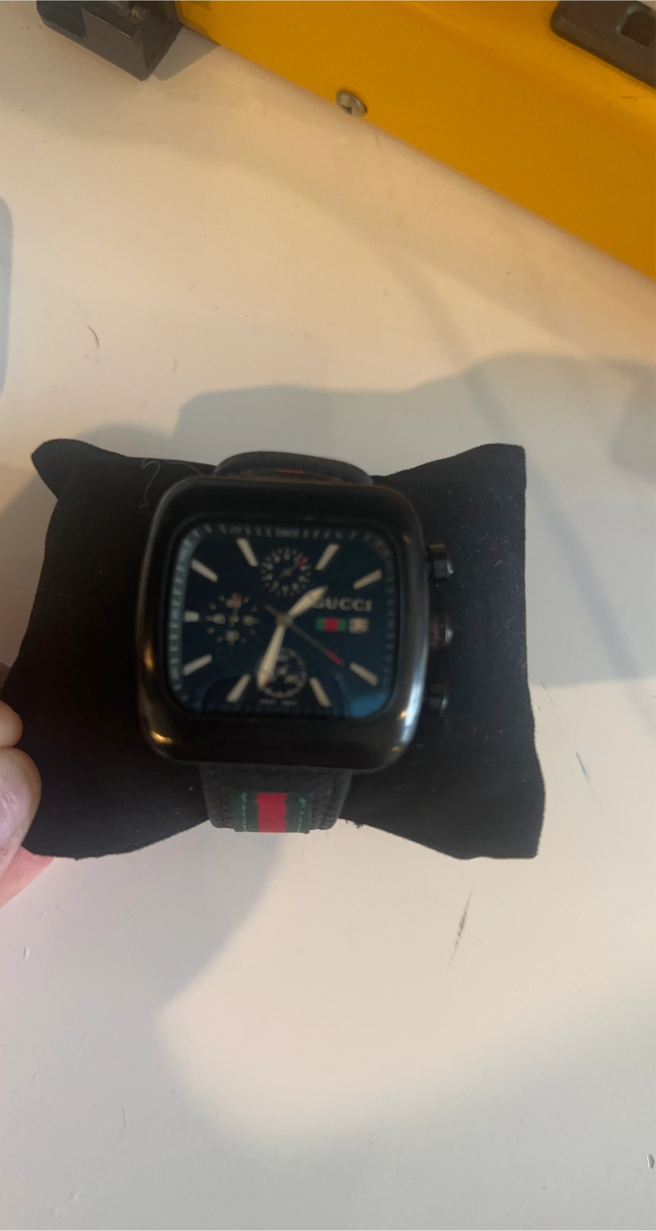 Gucci Square Chronograph Watch