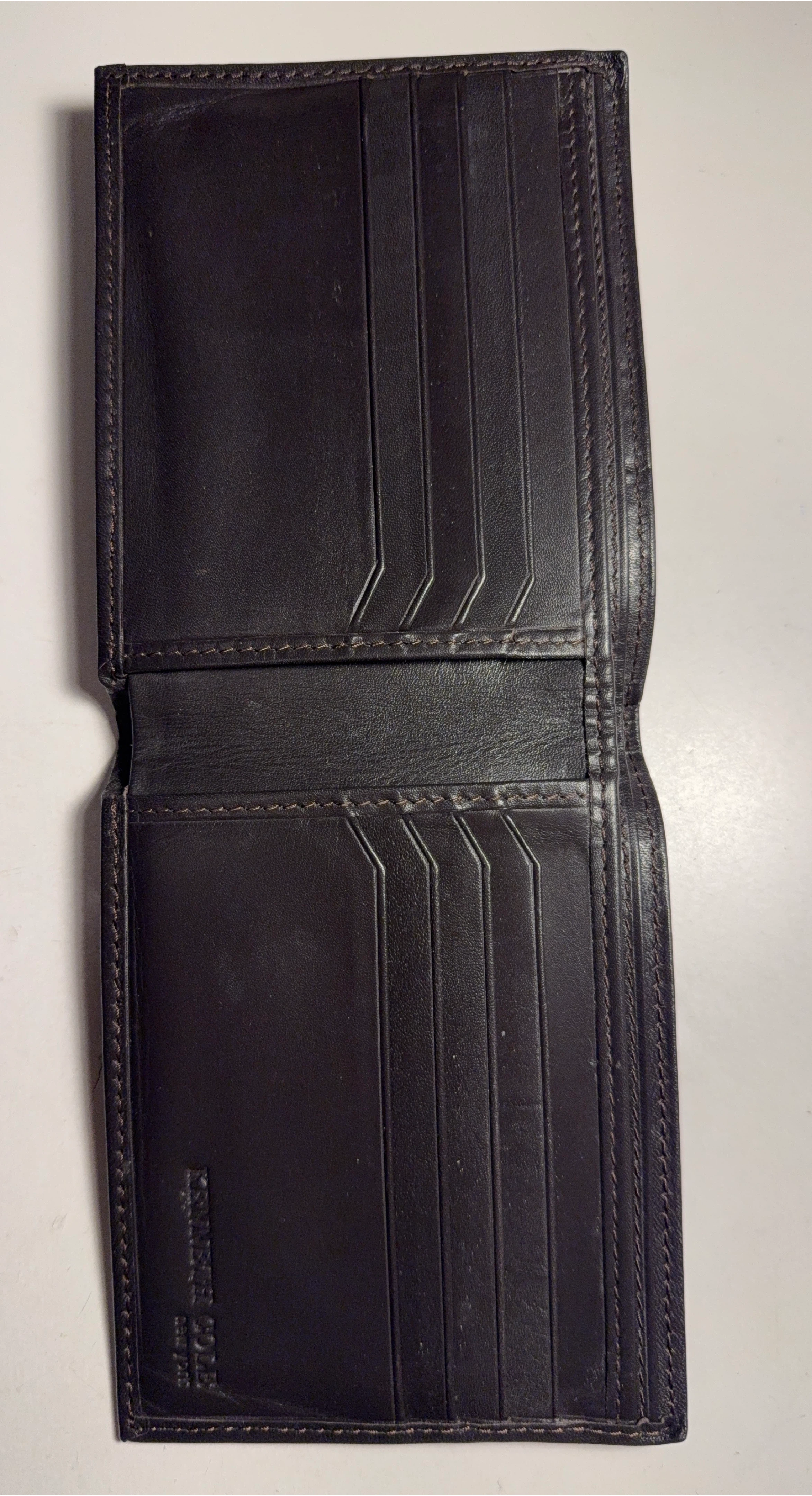 Kenneth Cole Brown Leather Bifold Wallet