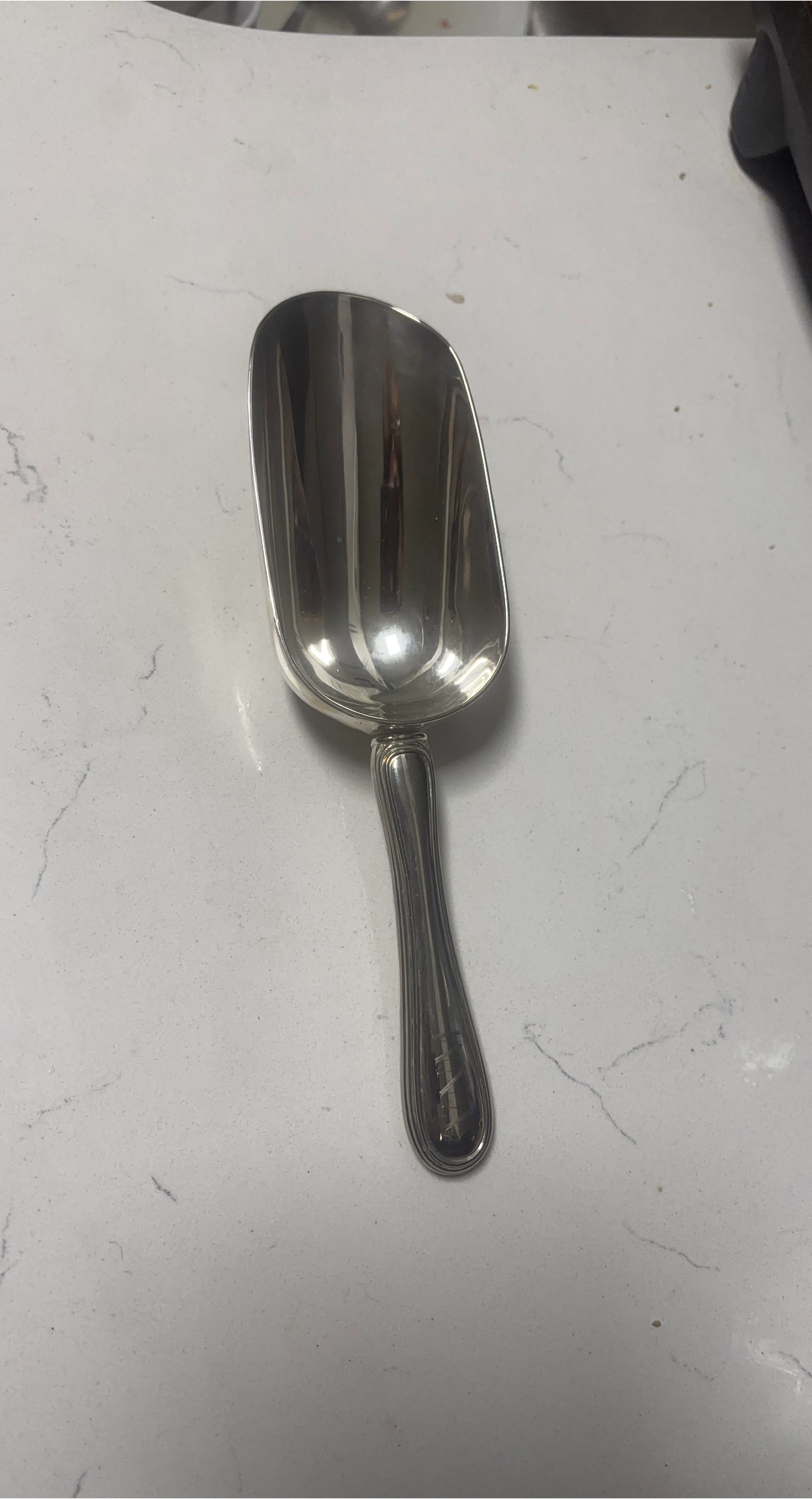 Silver Plated Ice Cream / Ice Scoop Spoon