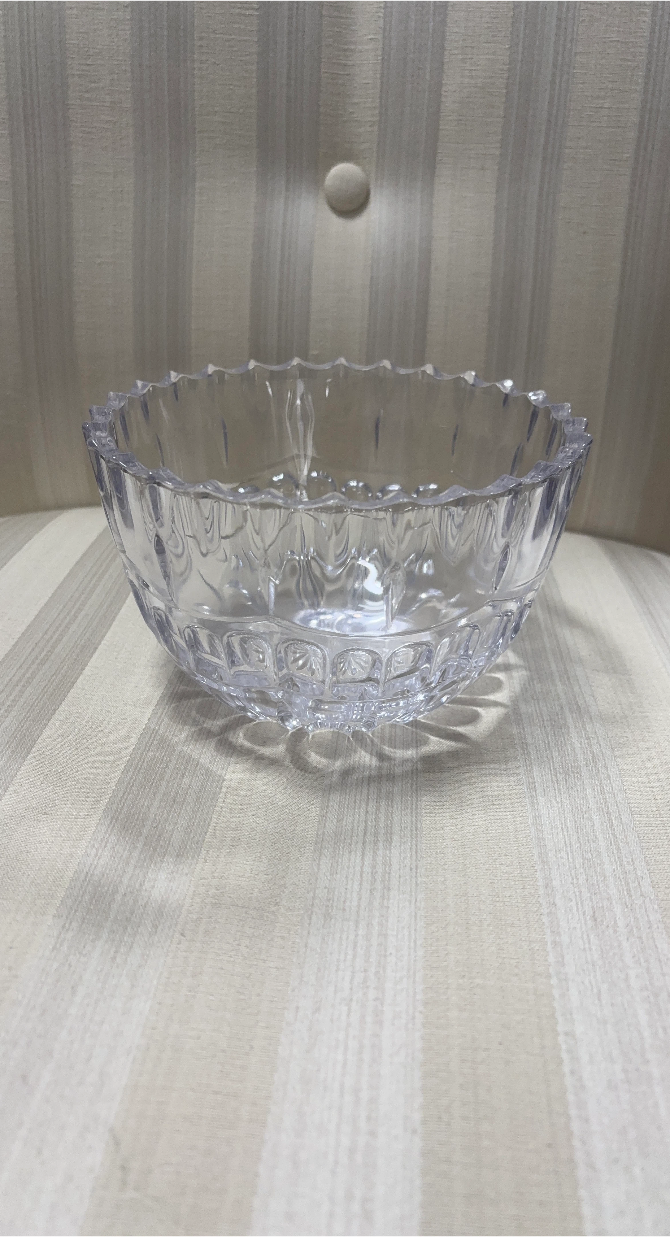 Clear Glass Decorative Bowl