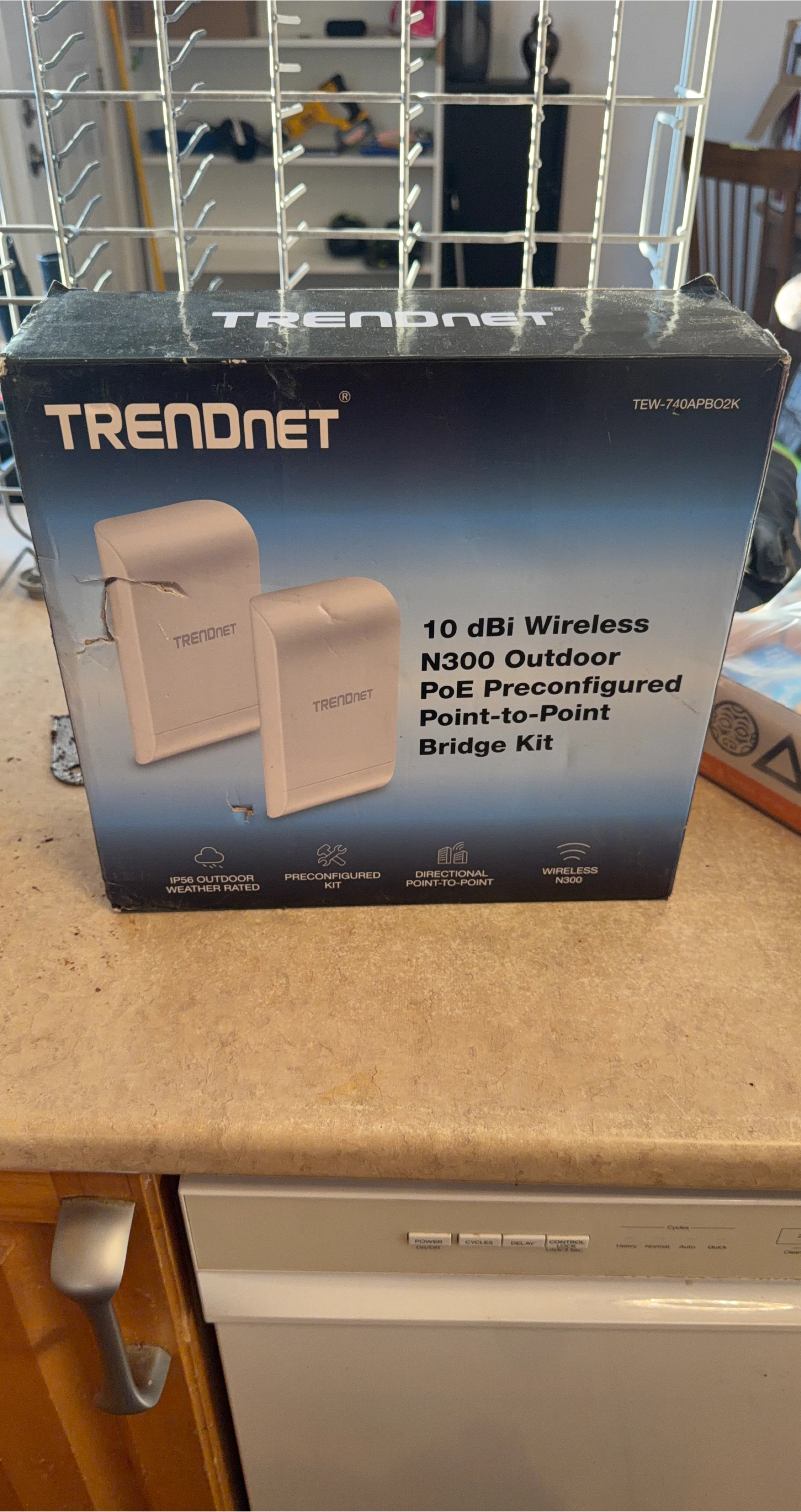 TRENDnet TEW-740APBO2K N300 Outdoor PoE Bridge Kit