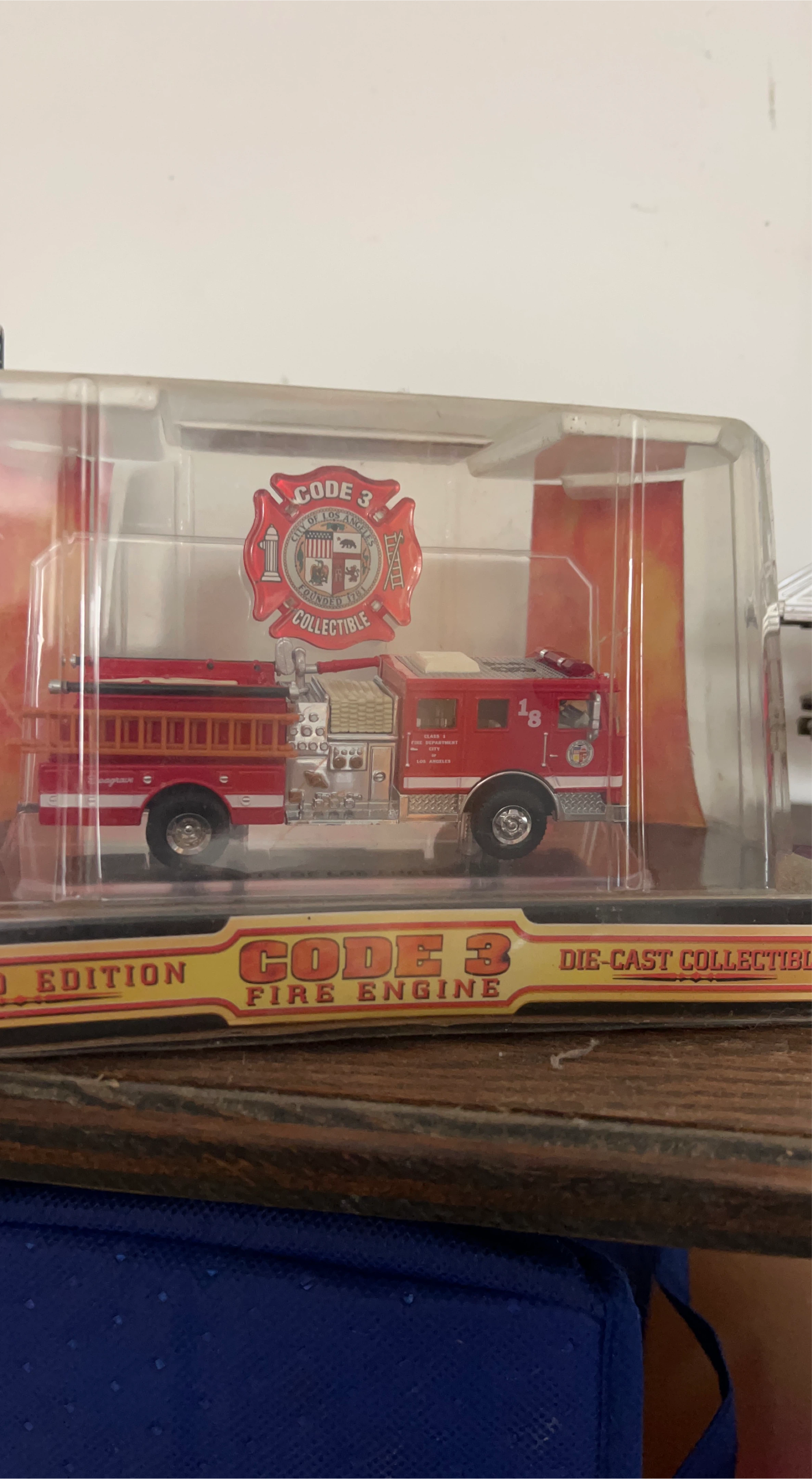 Code 3 Die-Cast Collectible Fire Engine