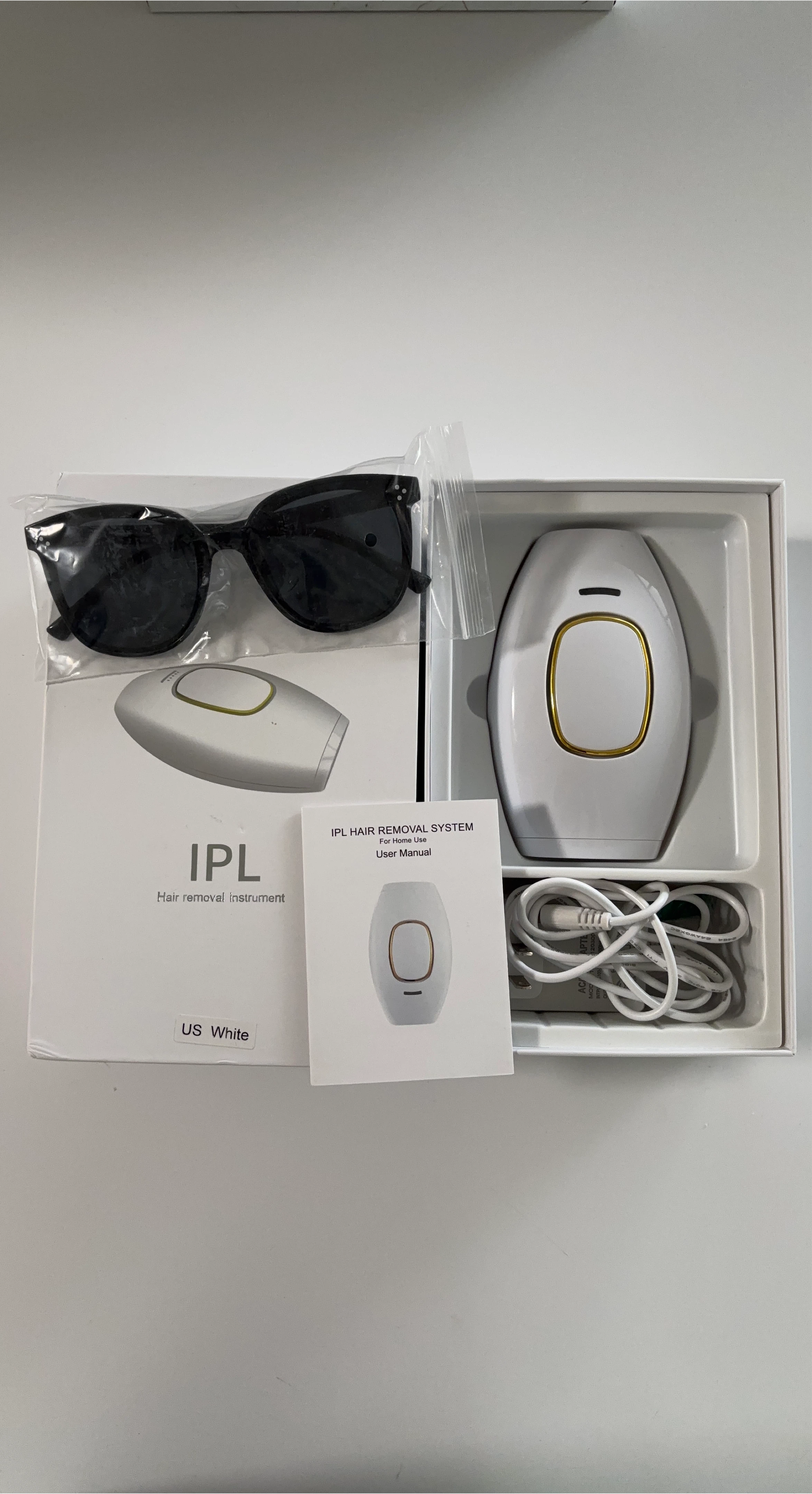 IPL Hair Removal System Instrument - US White