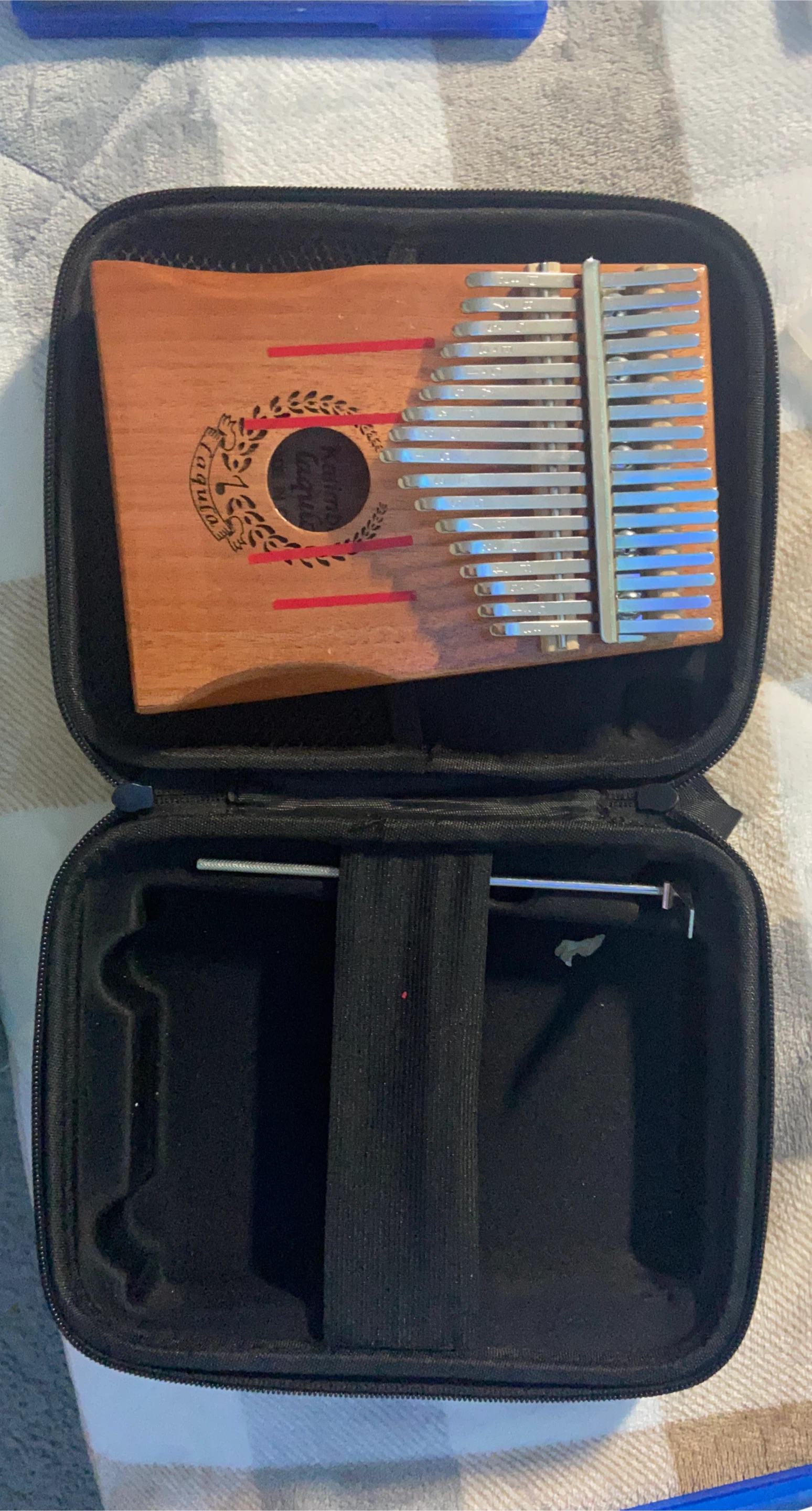Kalimba Thumb Piano - 17 Keys with Case