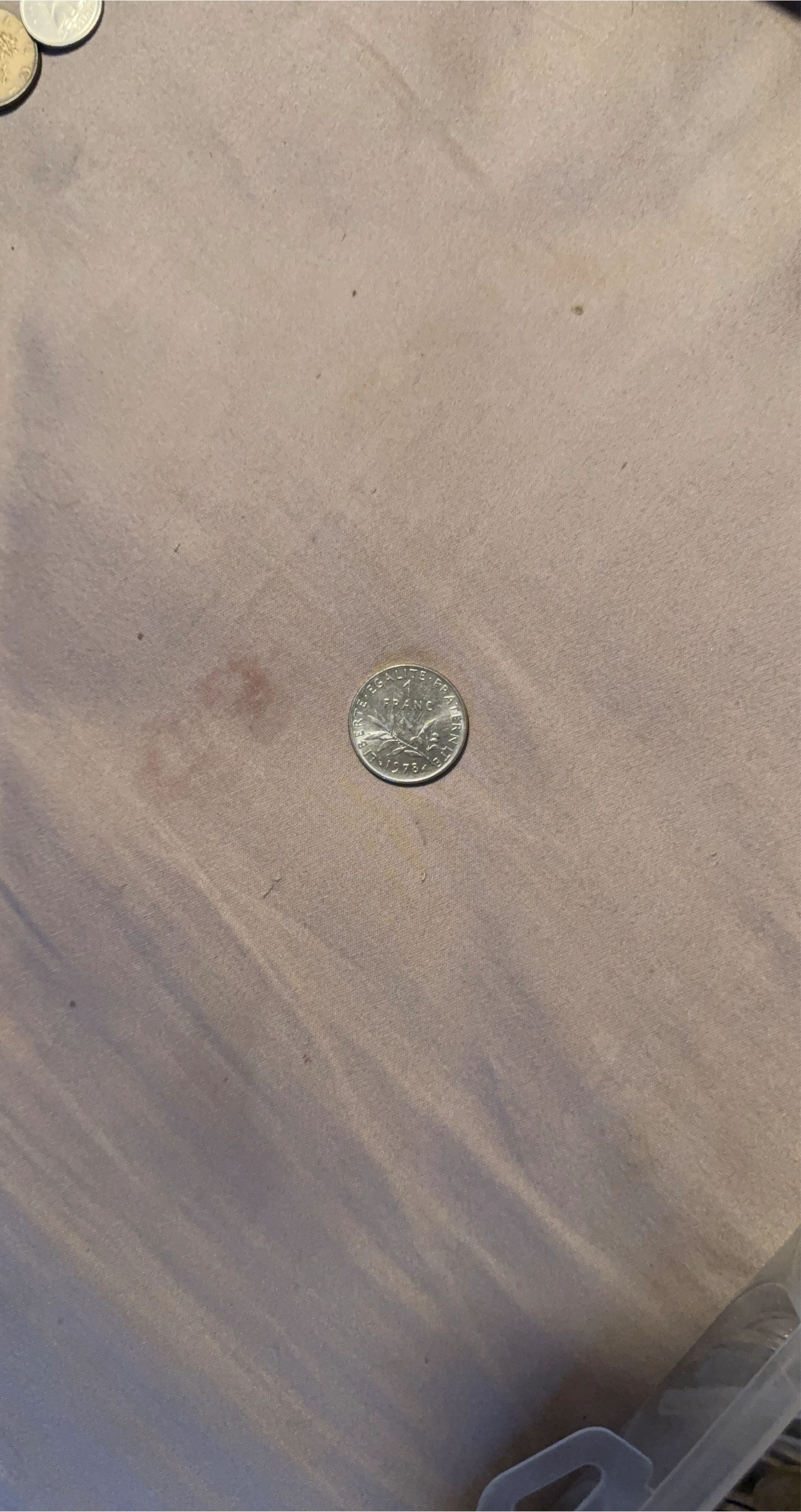 1978 French 1 Franc Coin