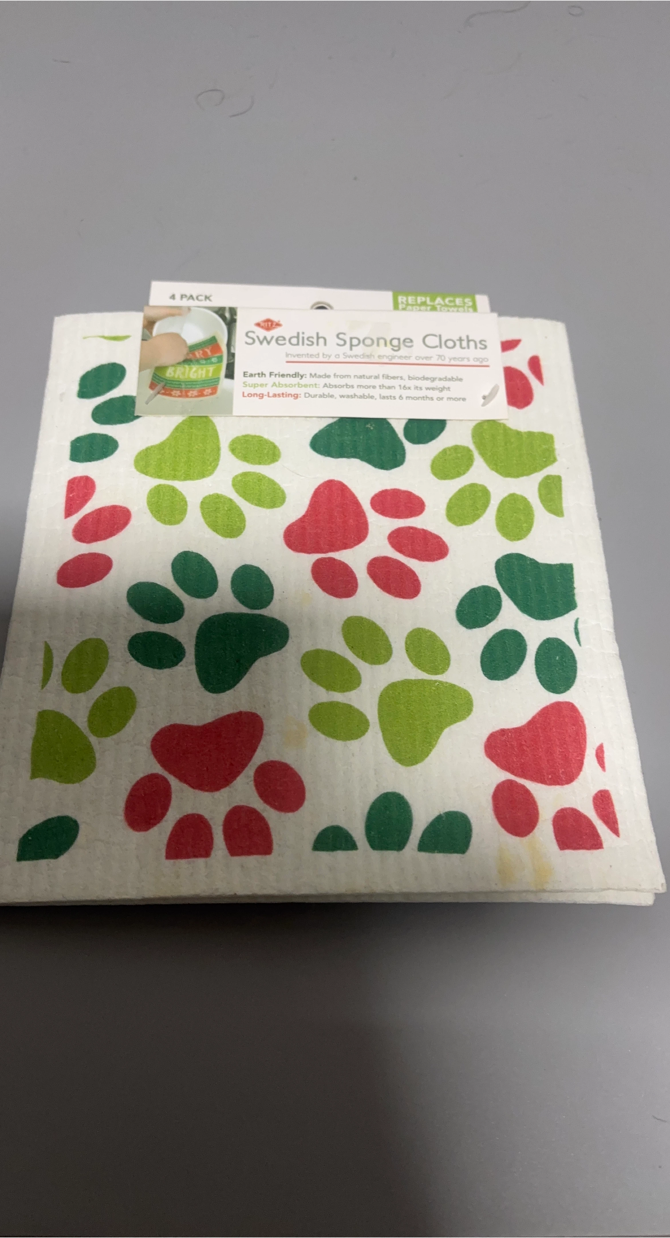 Ritz Swedish Sponge Cloths - 4 Pack