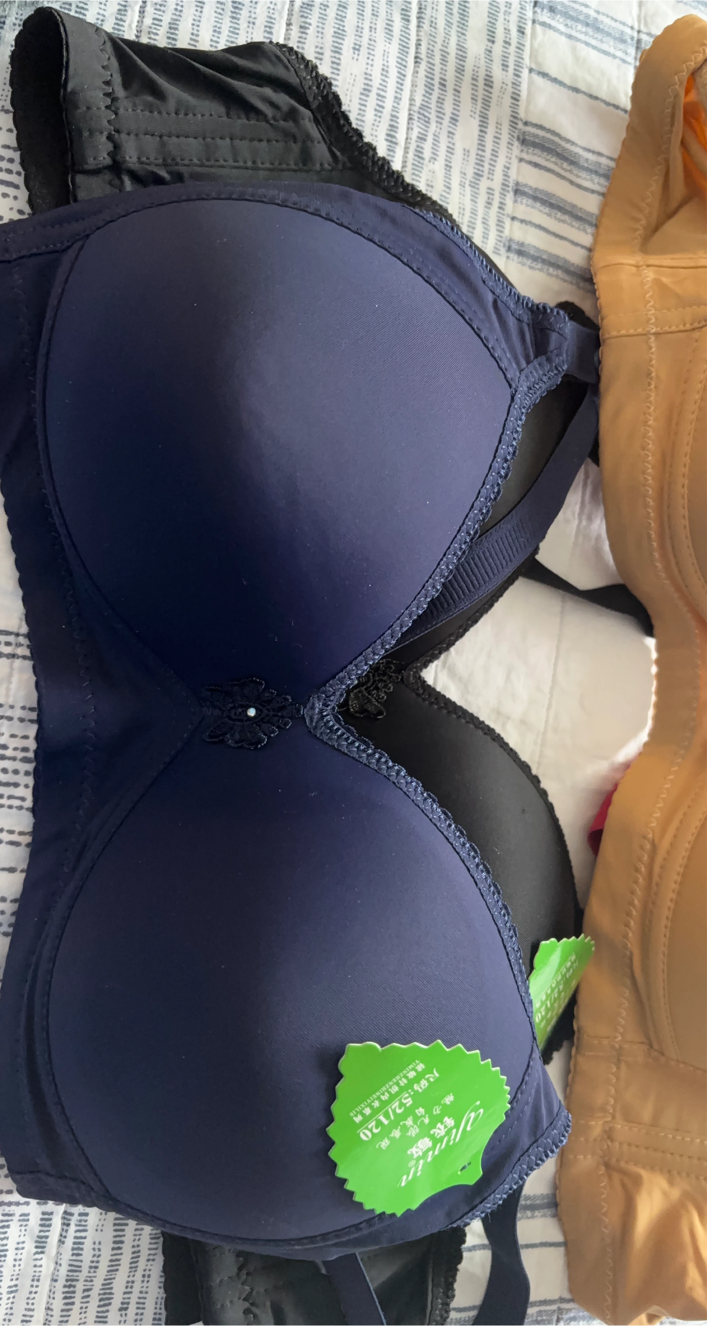 Yimin Bra - Navy Blue - Size 52/120