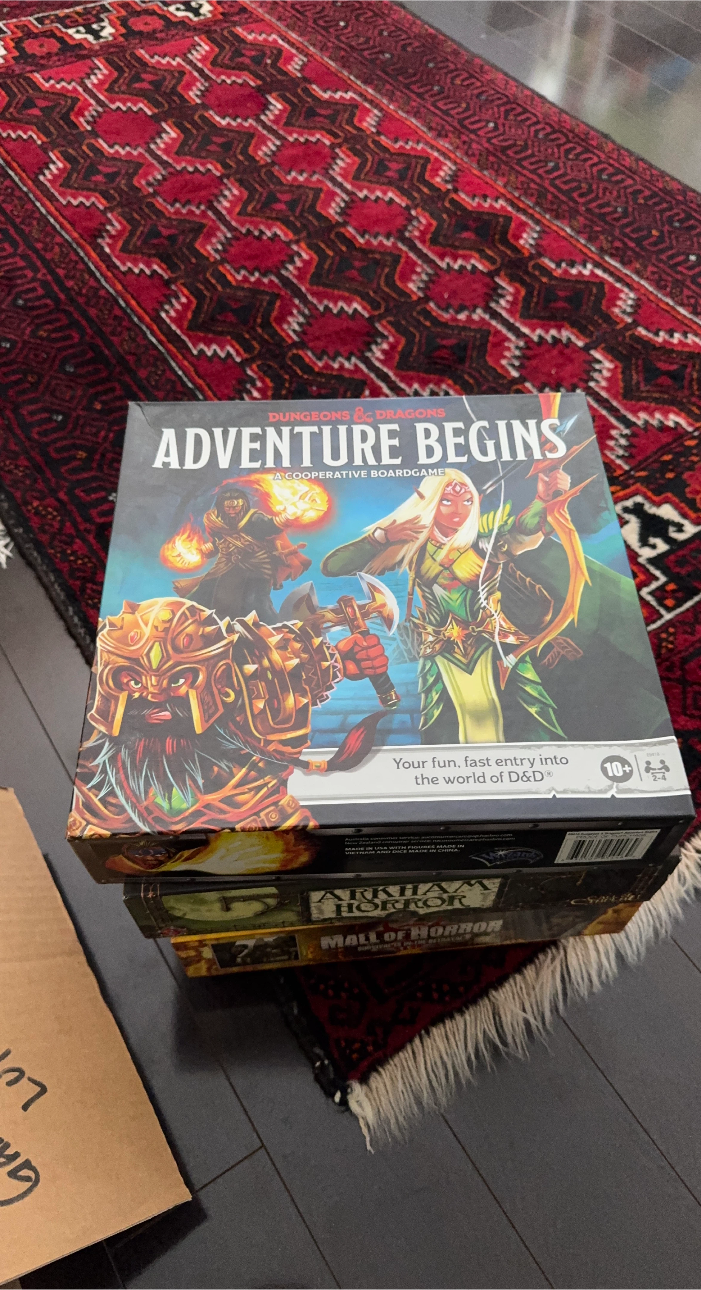 Dungeons & Dragons Adventure Begins Cooperative Board Game