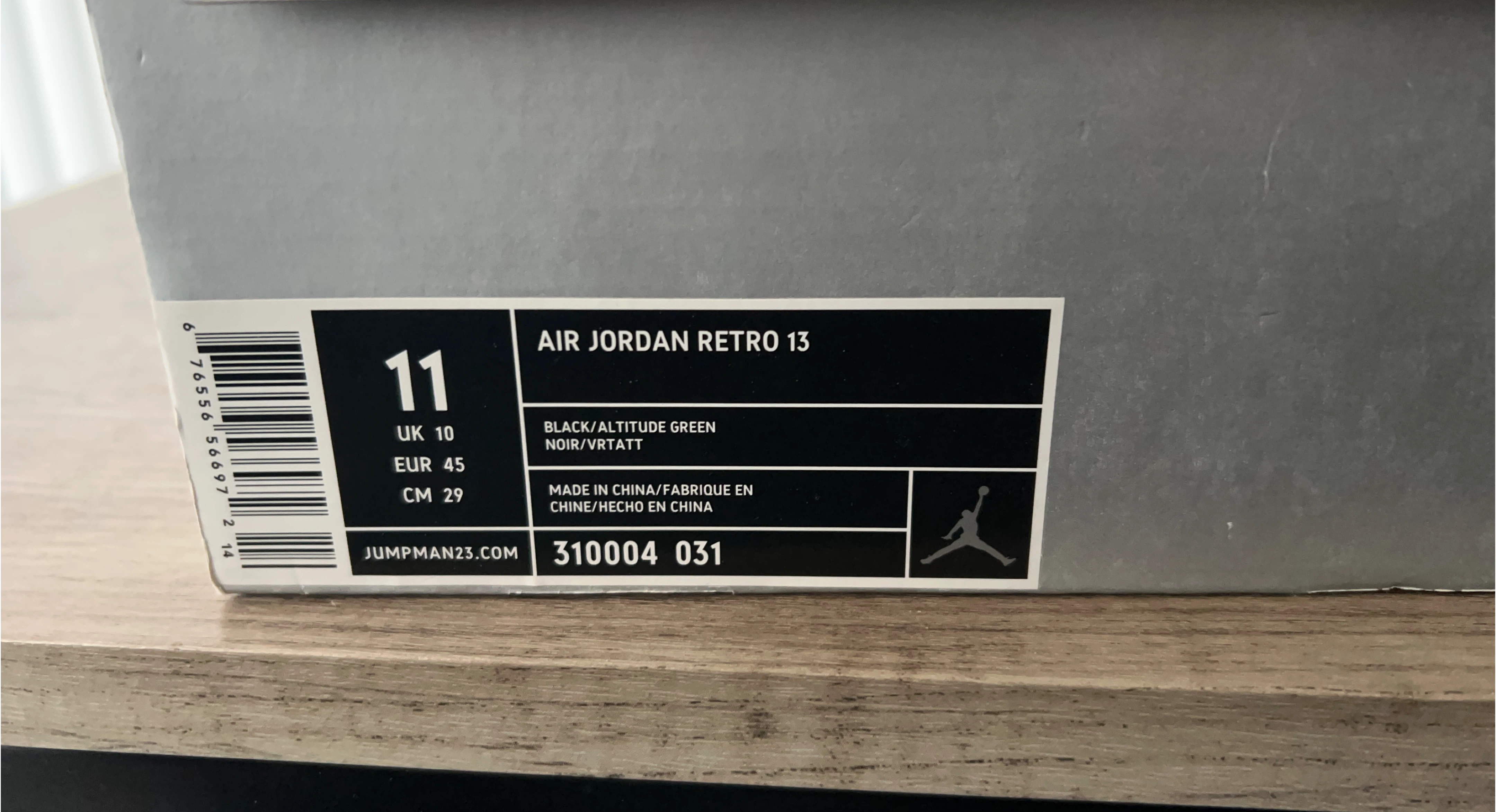 Air Jordan Retro 13 "Altitude Green" Men's Shoes