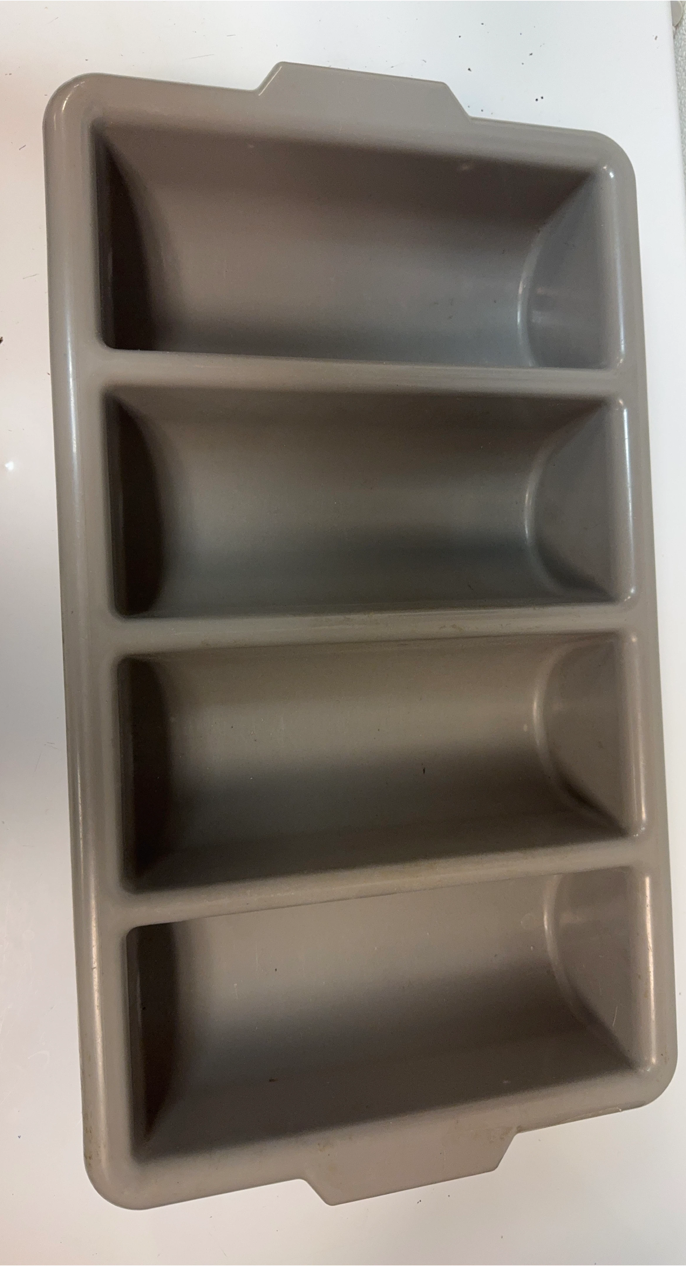 Brown Cutlery Organizer Tray