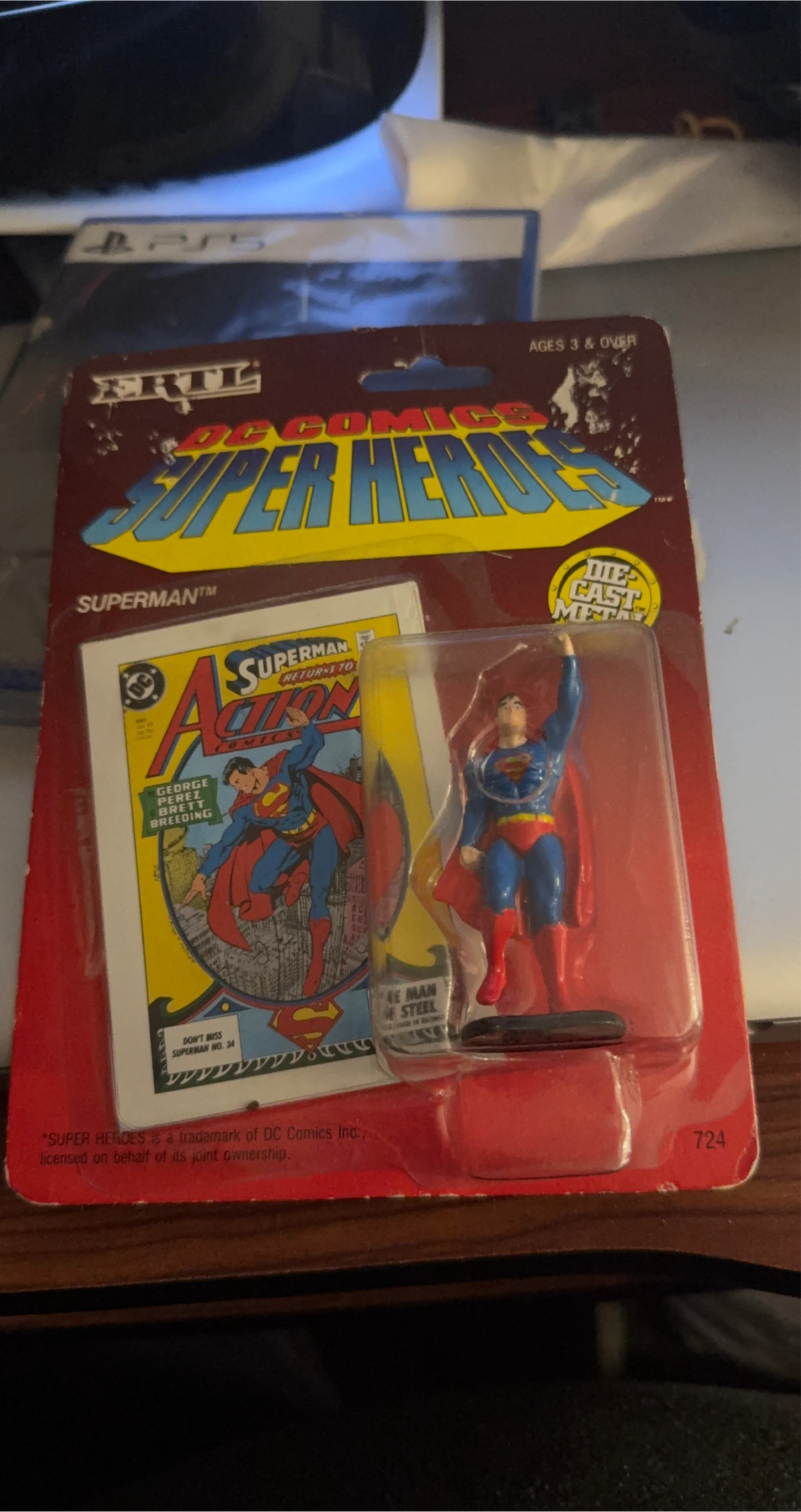 RTL DC Comics Super Heroes Superman Die-Cast Metal Figure