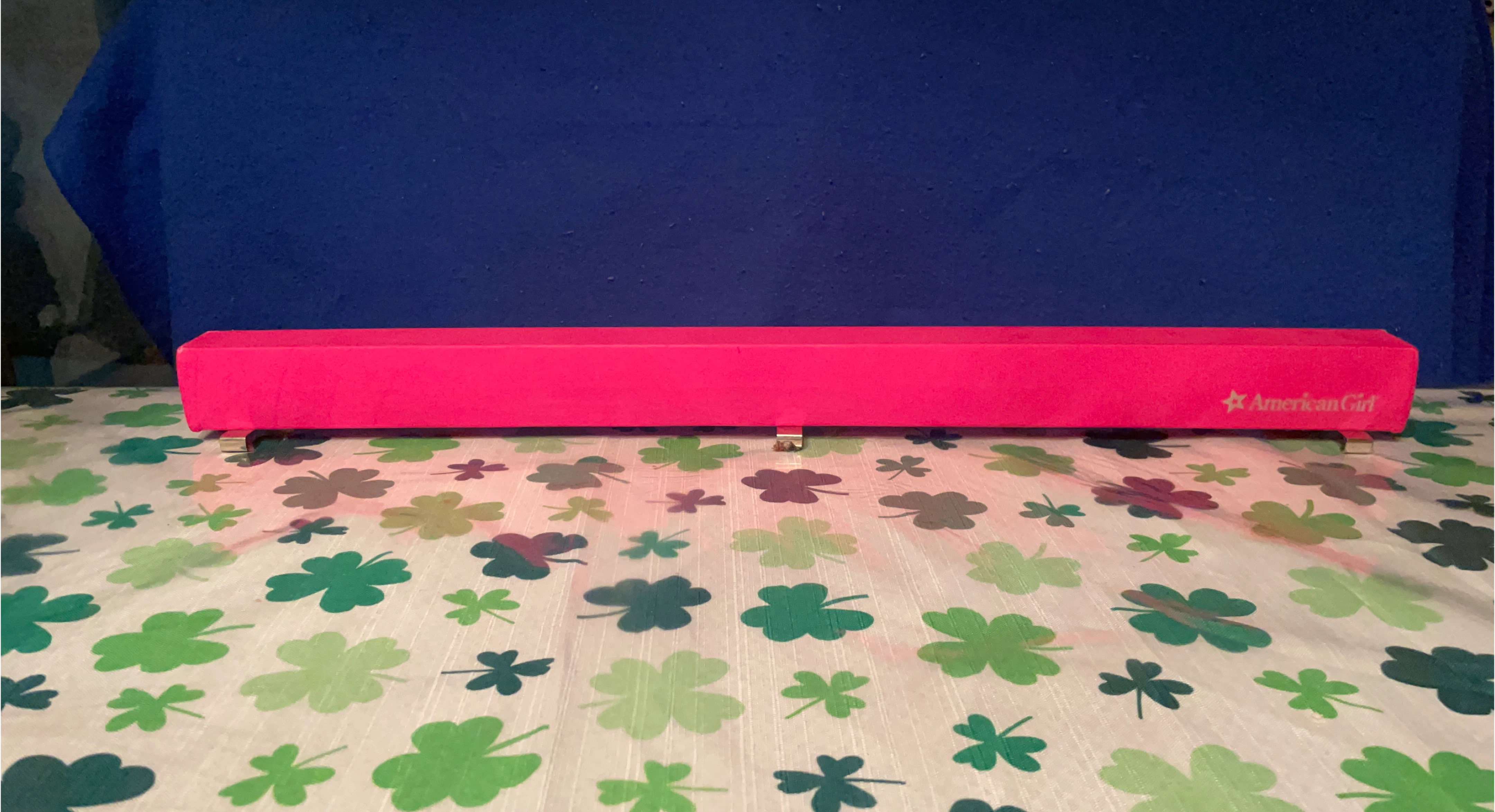 American Girl Pink Gymnastics Beam 🥕