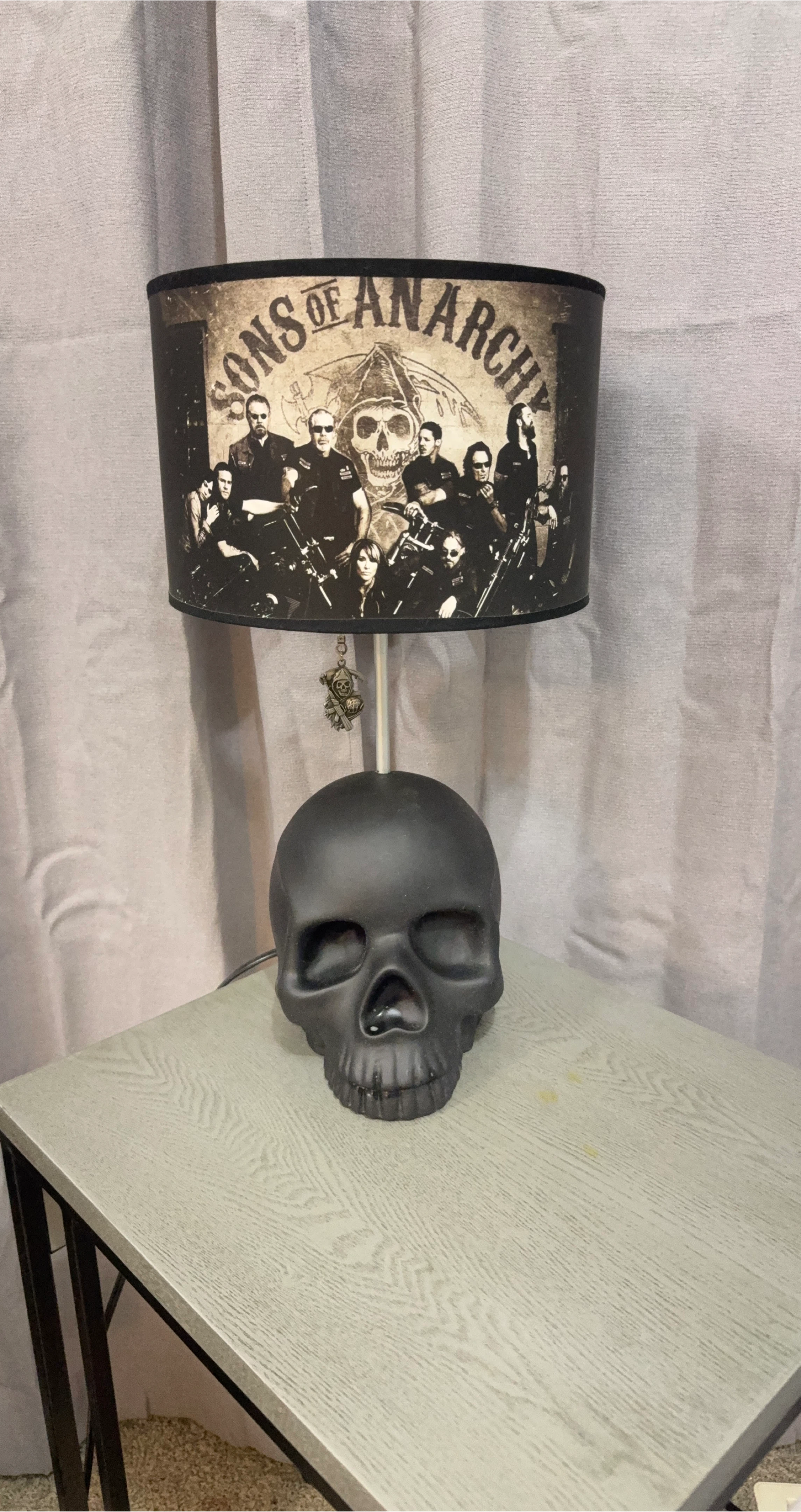 Sons of Anarchy Skull Table Lamp