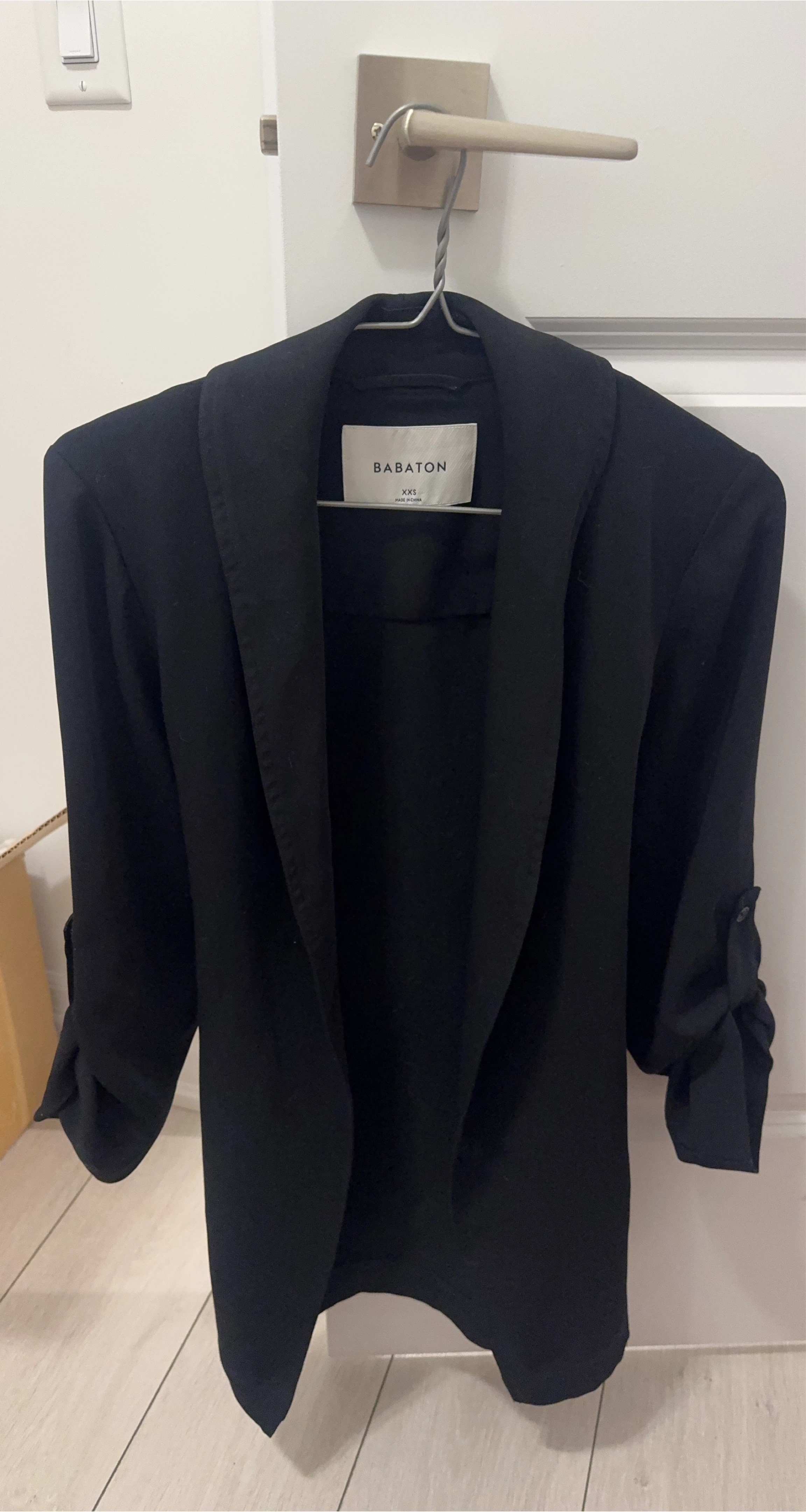 Babaton Black Blazer XXS