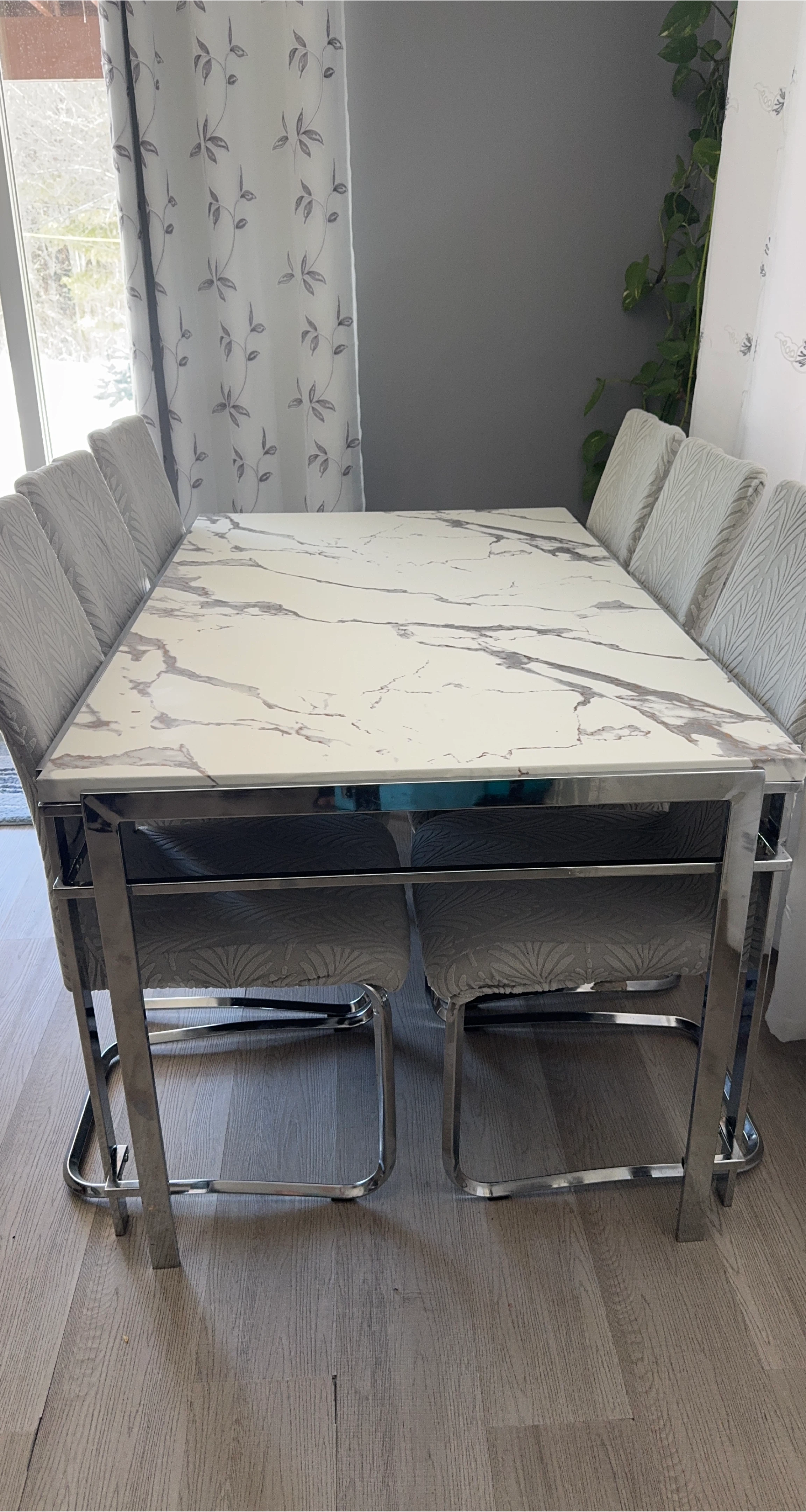 Dining Table with six chairs