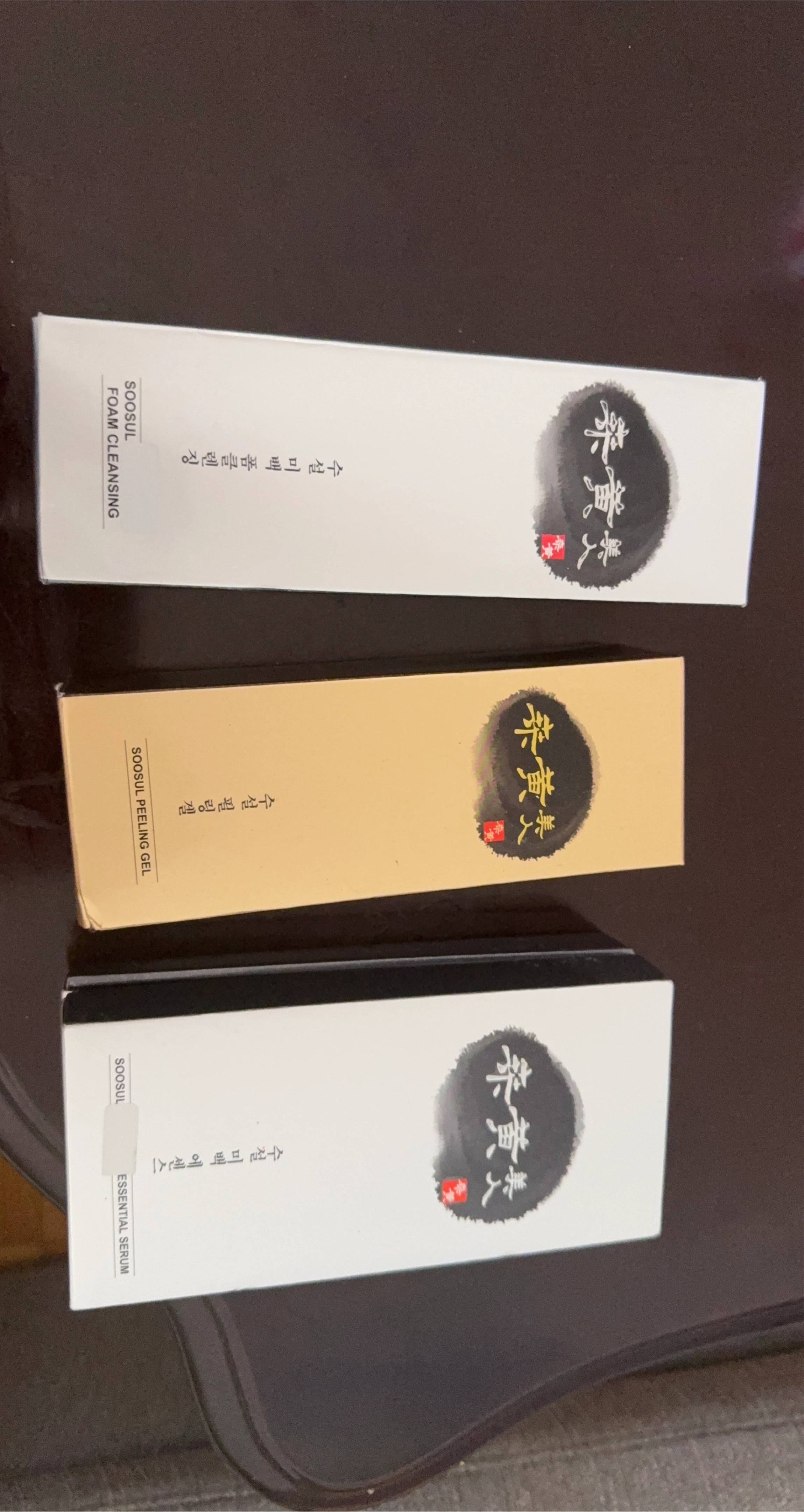 SOOSUL Foam Cleansing, Peeling Gel, and Essential Serum Set