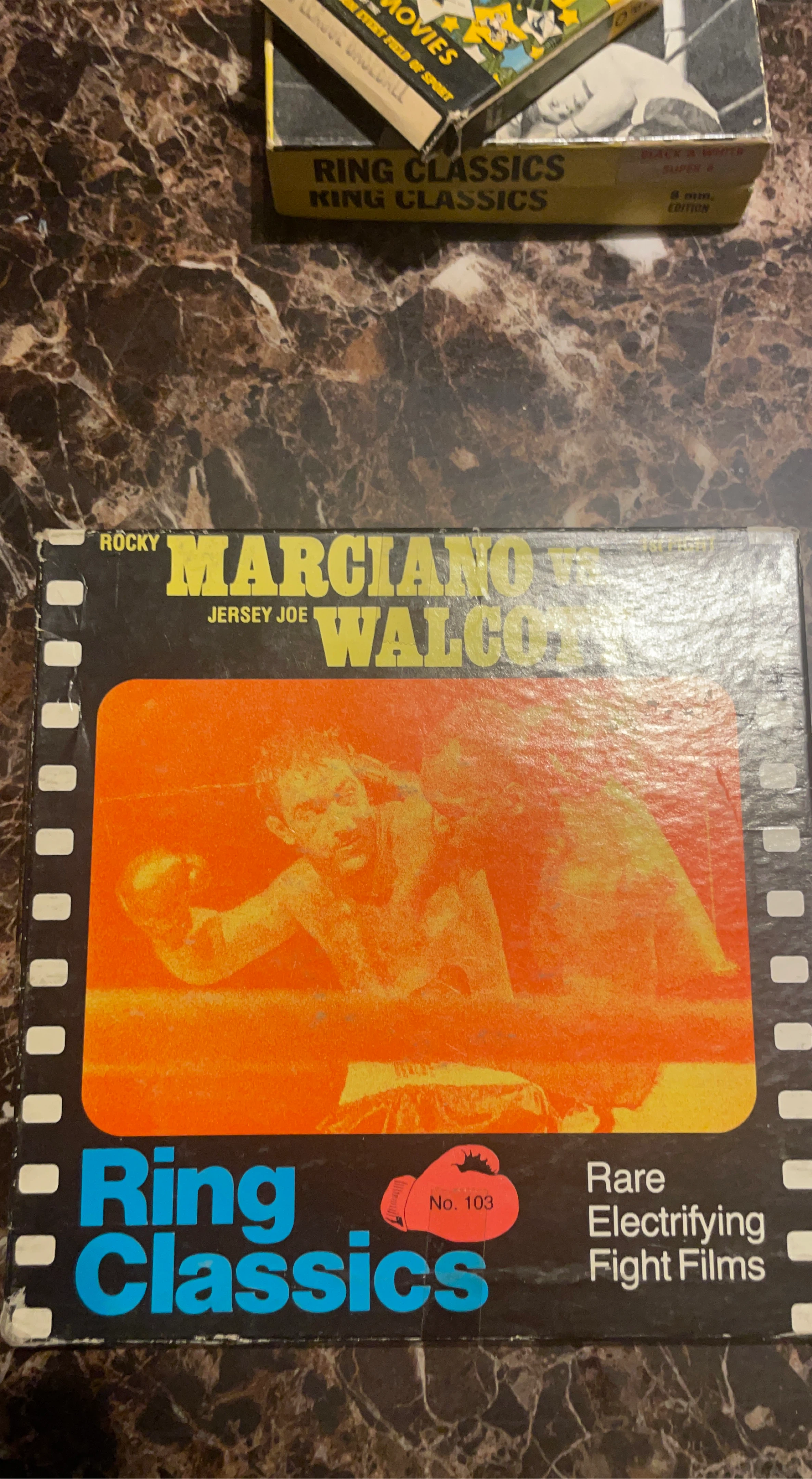 Ring Classics Rocky Marciano vs Jersey Joe Walcott 16mm Film