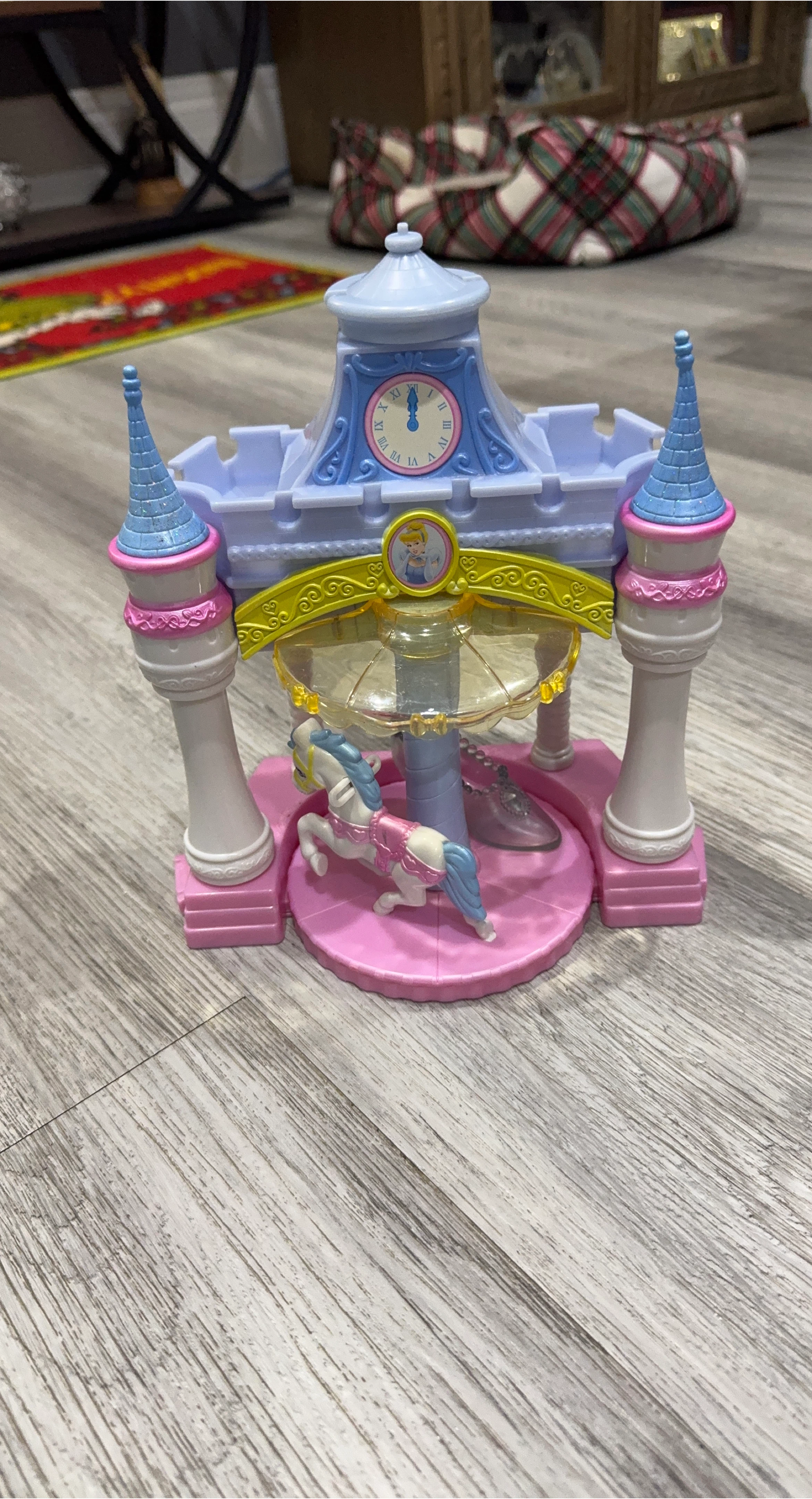 Disney Princess Cinderella Castle Carousel Toy