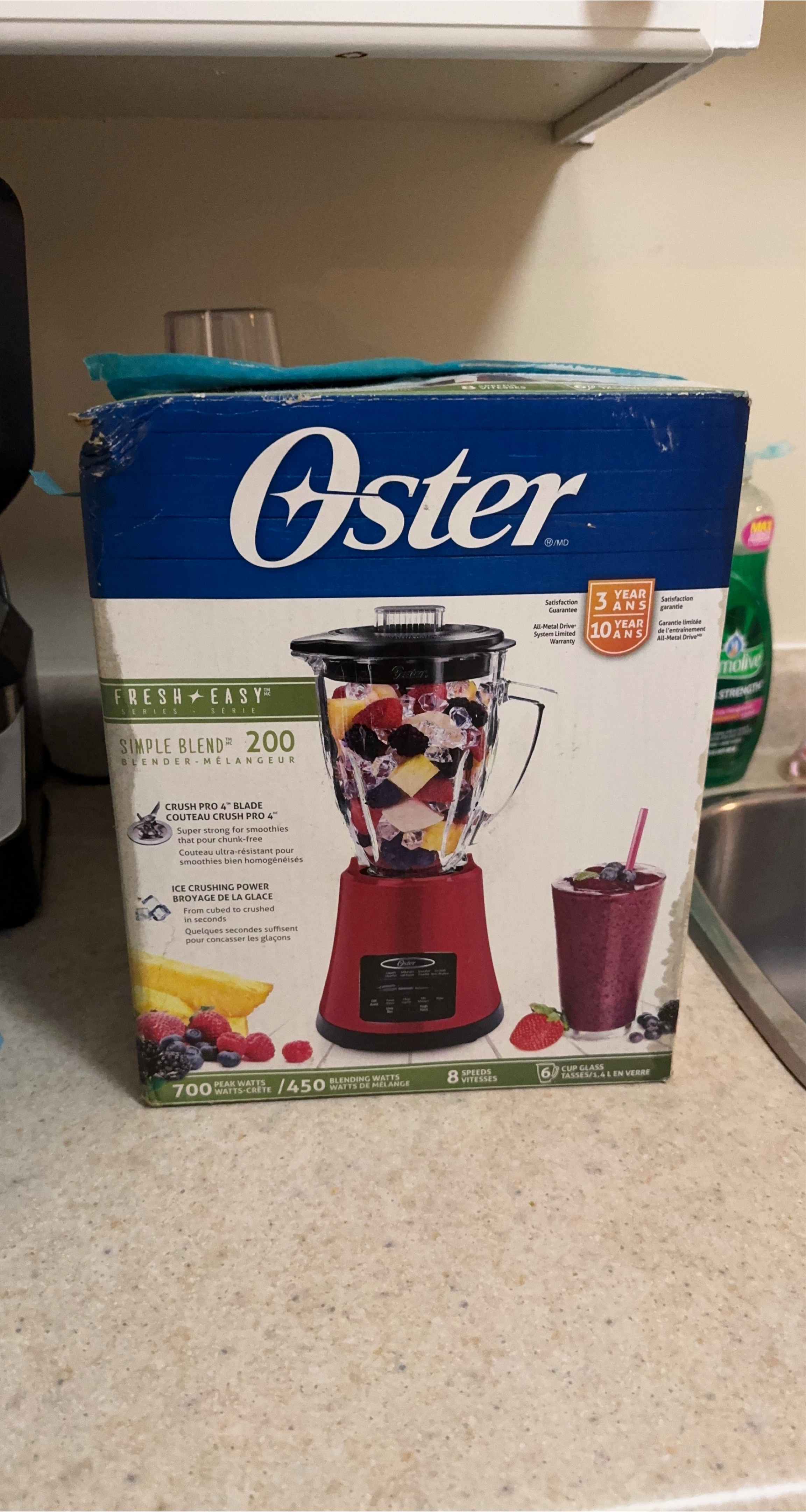 Oster Simple Blend 200 Blender - Red