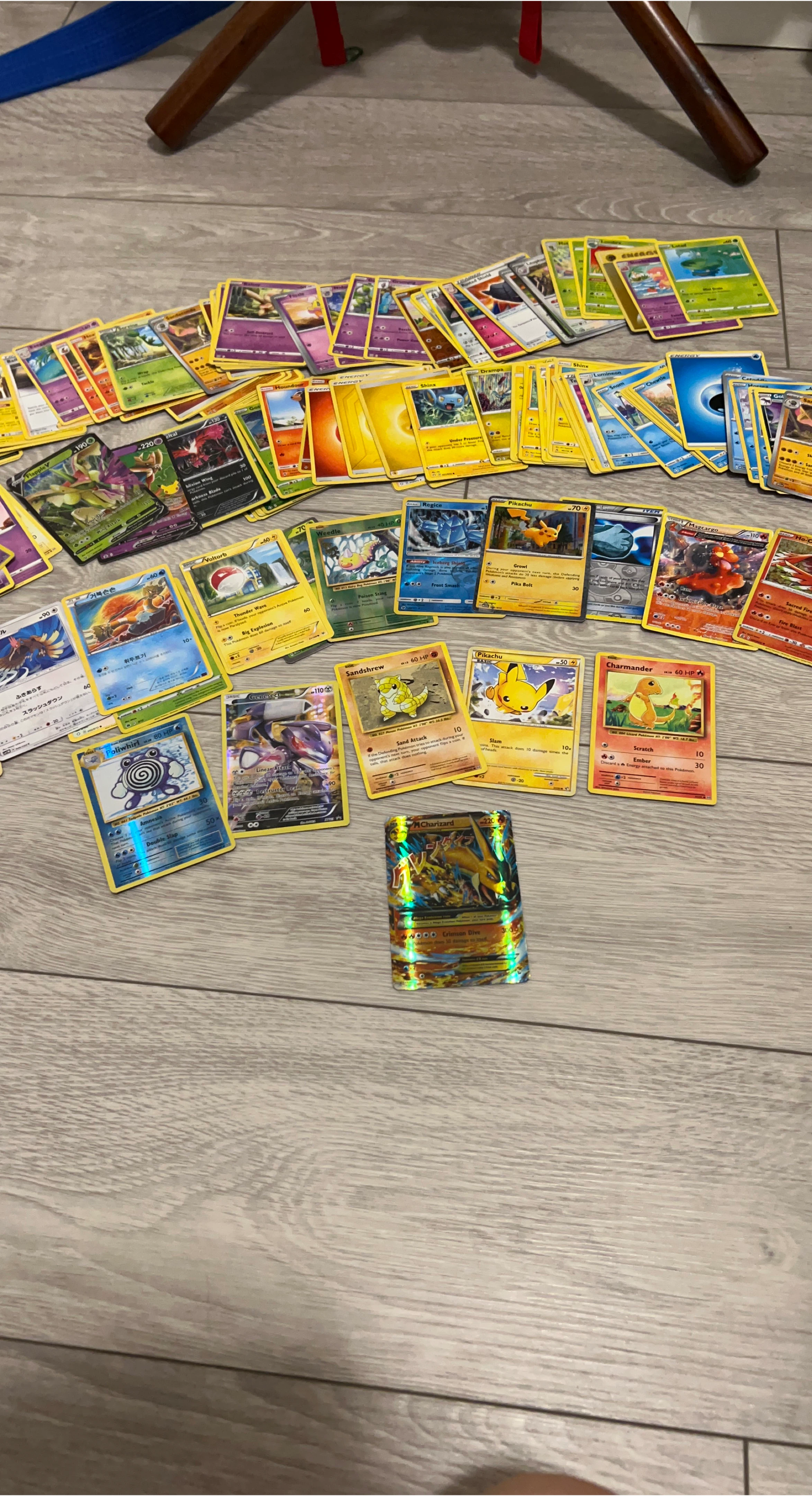 Assorted Pokémon Trading Cards Collection