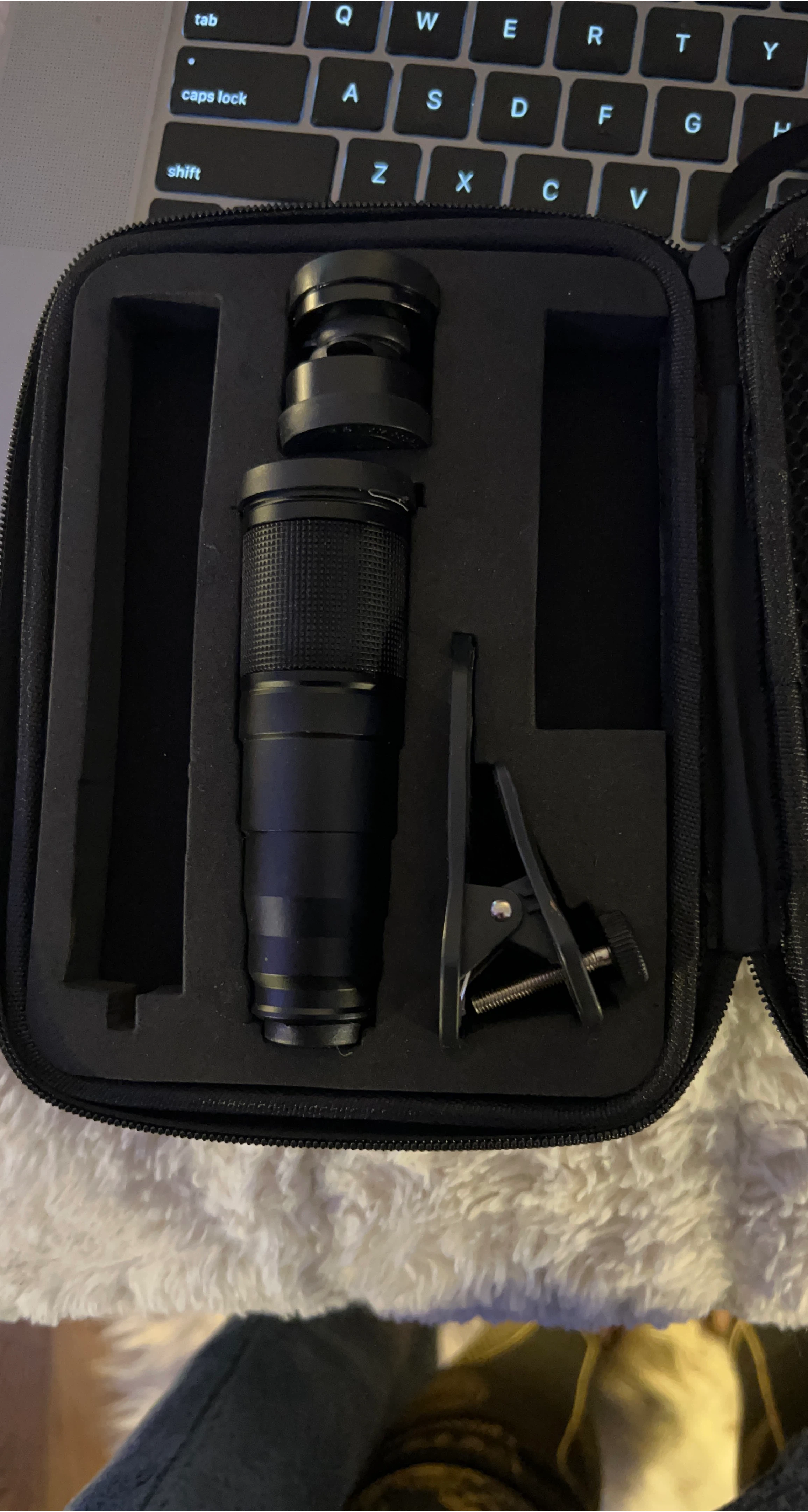 Phone Camera Lens Kit with Clip and Case