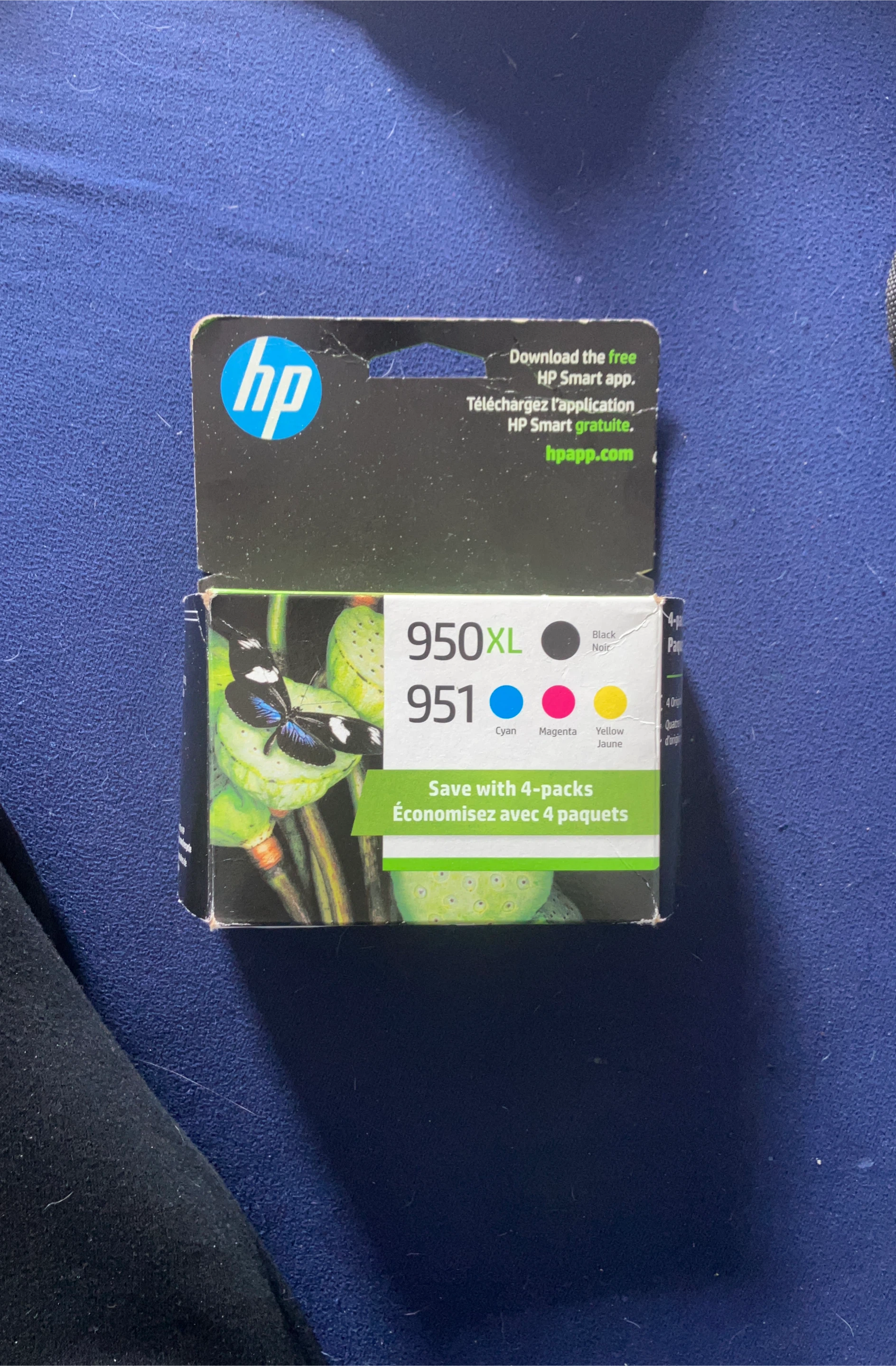 HP 950XL 951XL Ink Cartridges - Cyan, Magenta, Yellow, Black