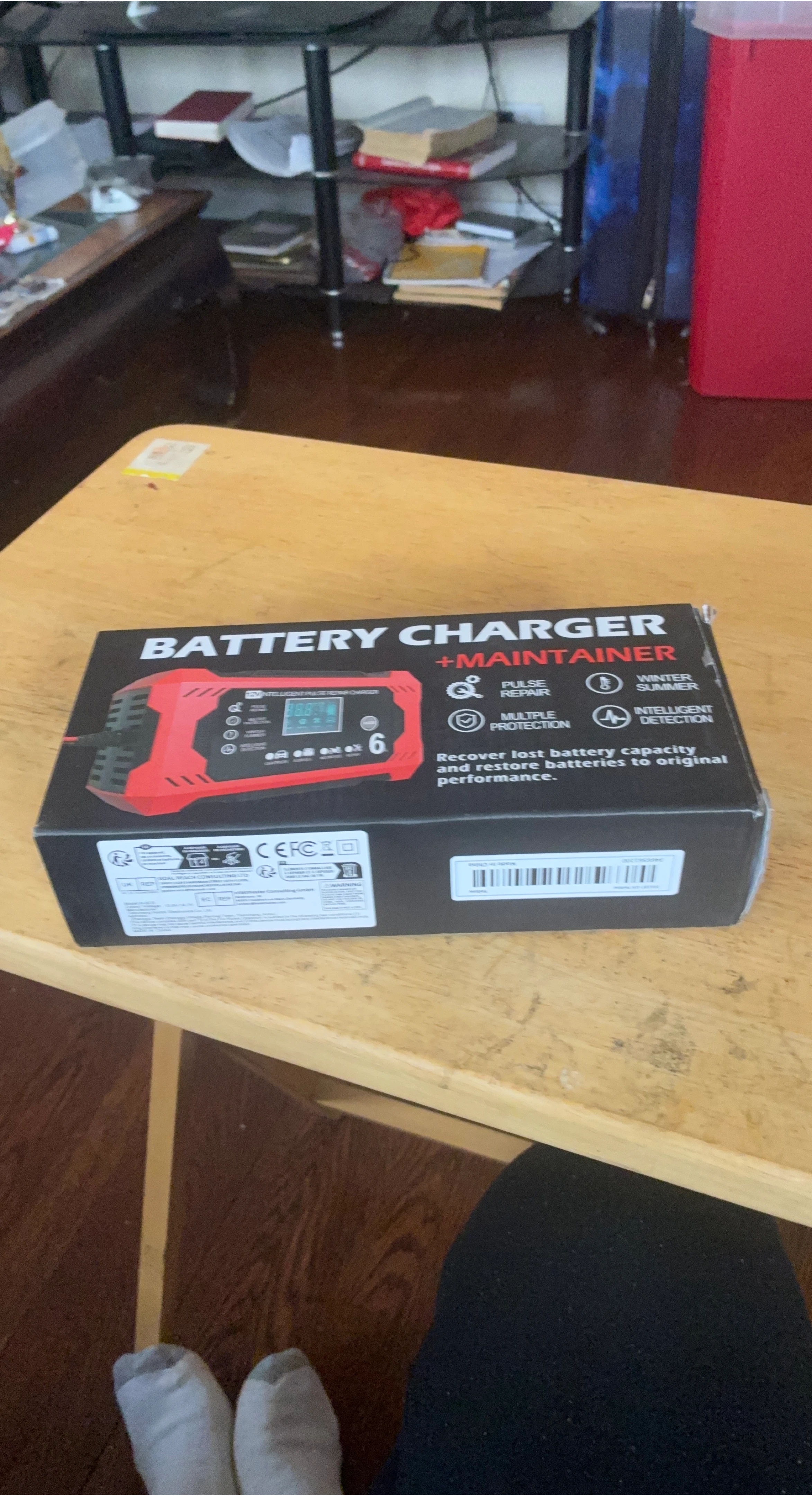 EAFC 12V 6A Battery Charger Maintainer