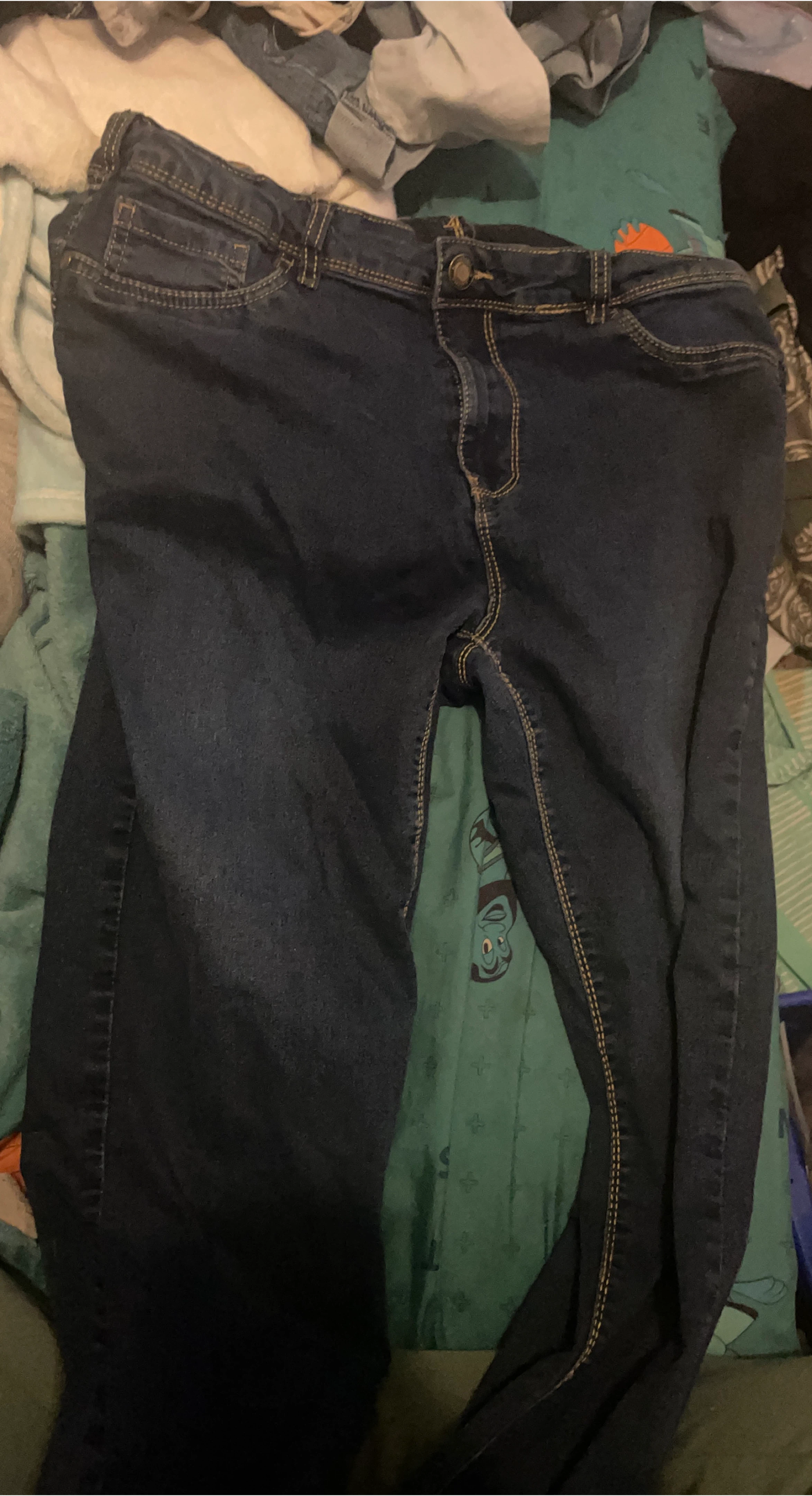 Dark Wash Denim Jeans