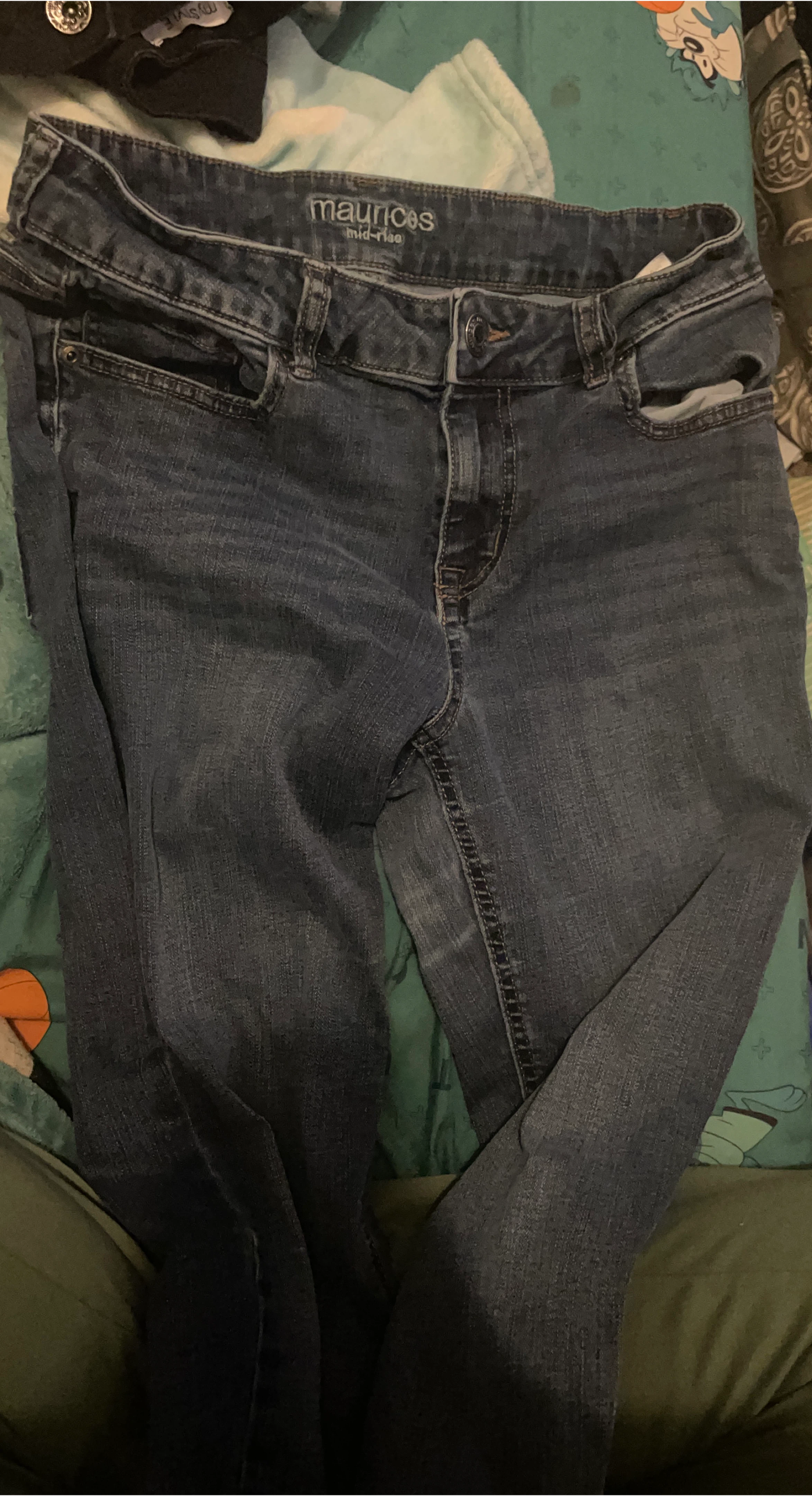 Maurices Mid-Rise Blue Denim Jeans